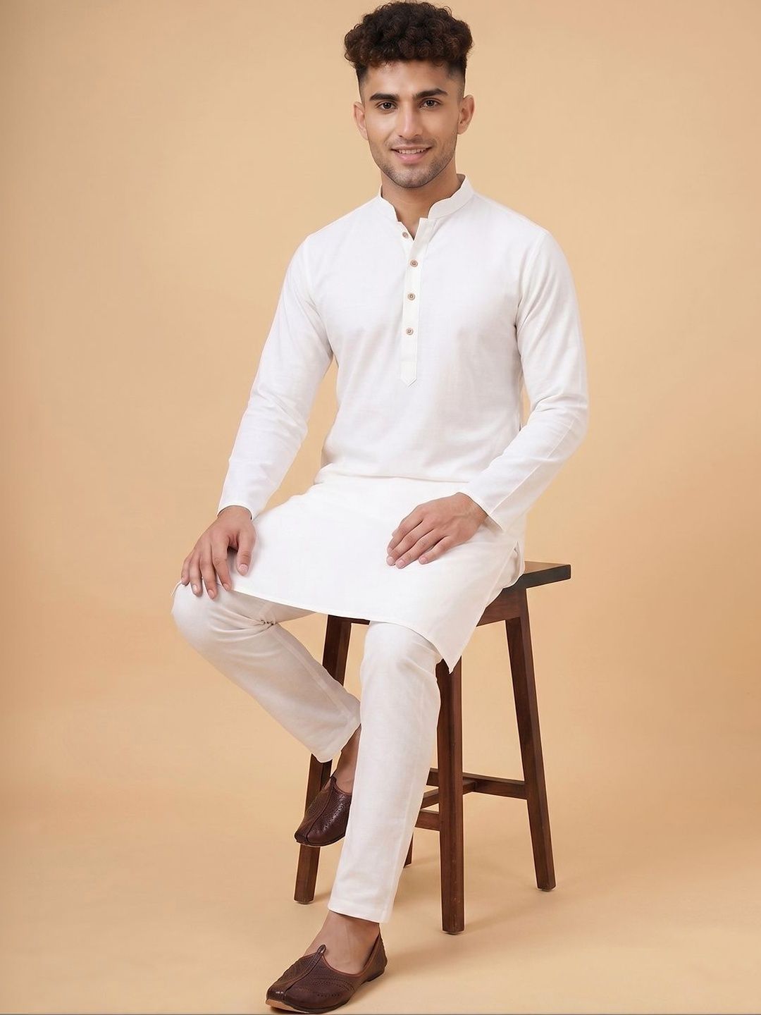 HERE&NOW Men Handloom Kurta