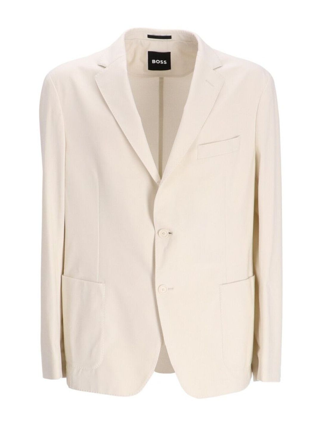 Hugo Boss Off White Solid None Jacket