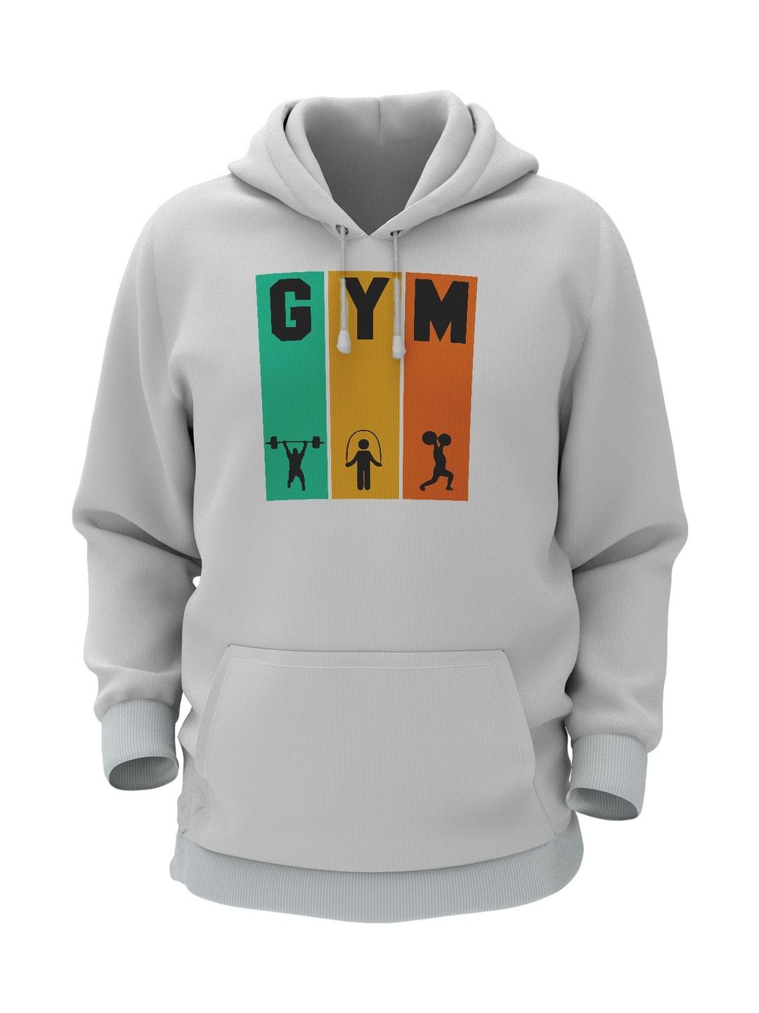 THE PRINT PLATTER Men Printed Hooded Sweatshirt