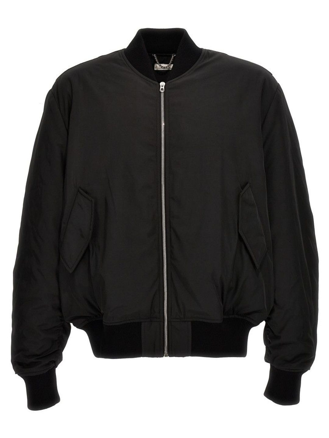 1989 STUDIO Black Solid Bomber Jackets
