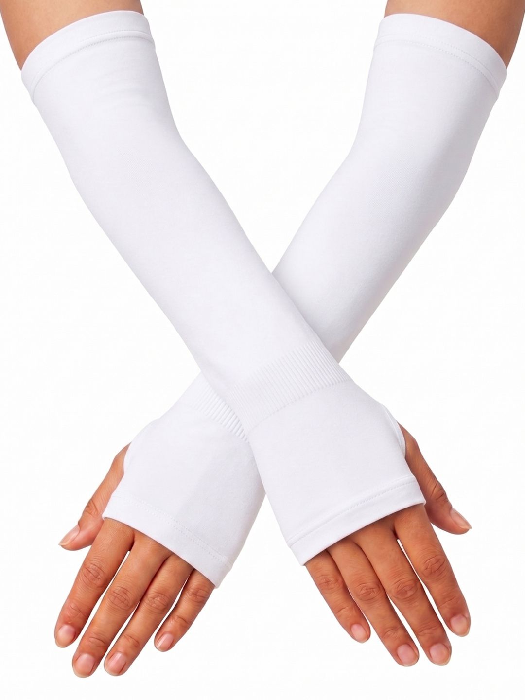 Esensuelle 7 Unisex Pack of 2 Assorted Sun Protection Arm Sleeves Riding Gloves