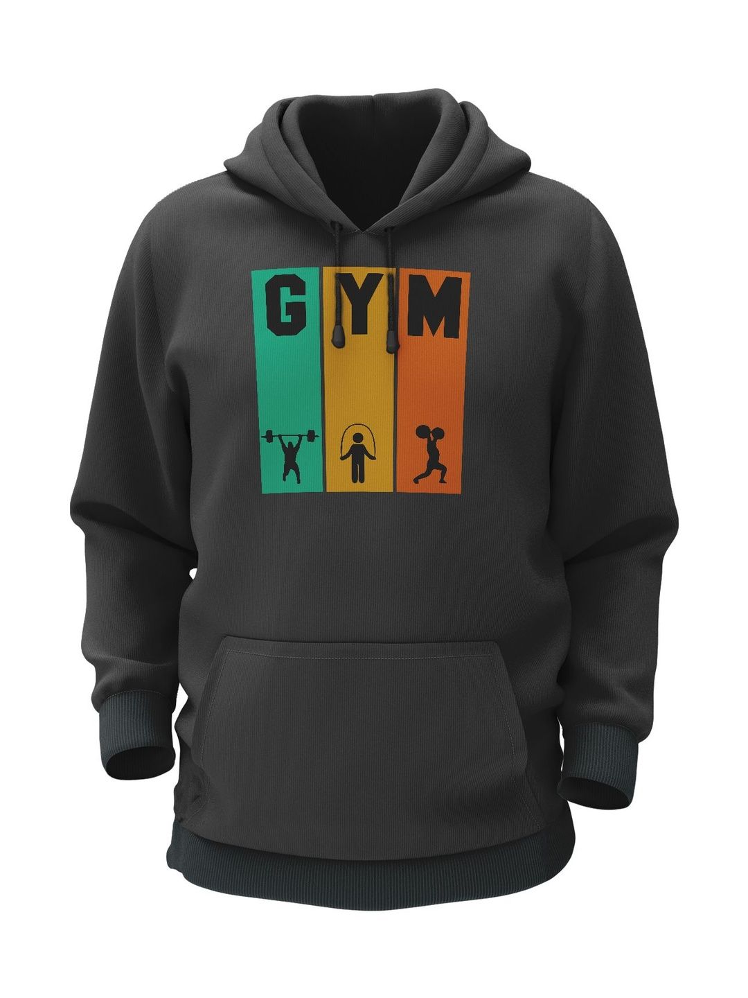 THE PRINT PLATTER Men Printed Hooded Sweatshirt