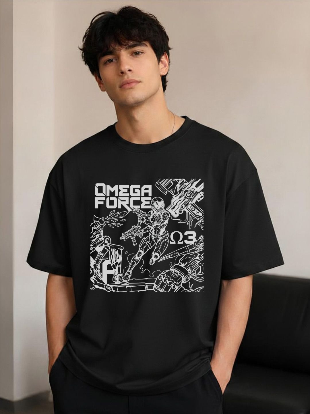 R.Code by The Roadster Life Co. Men Printed T-shirt
