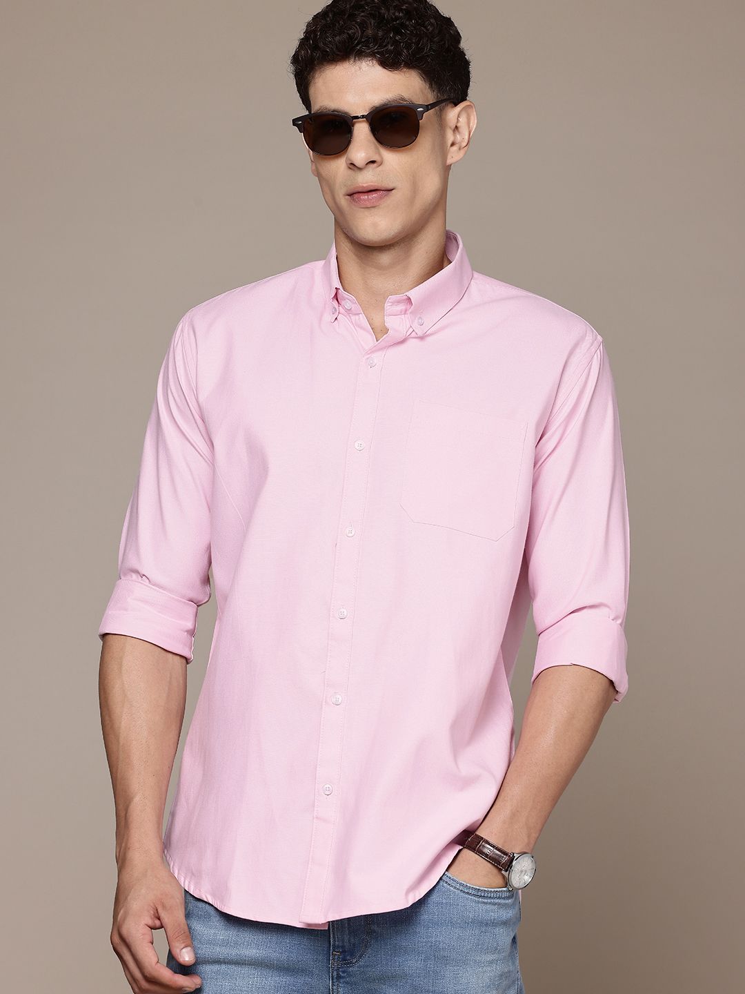 DIVISIVE Pure Cotton Casual Shirt