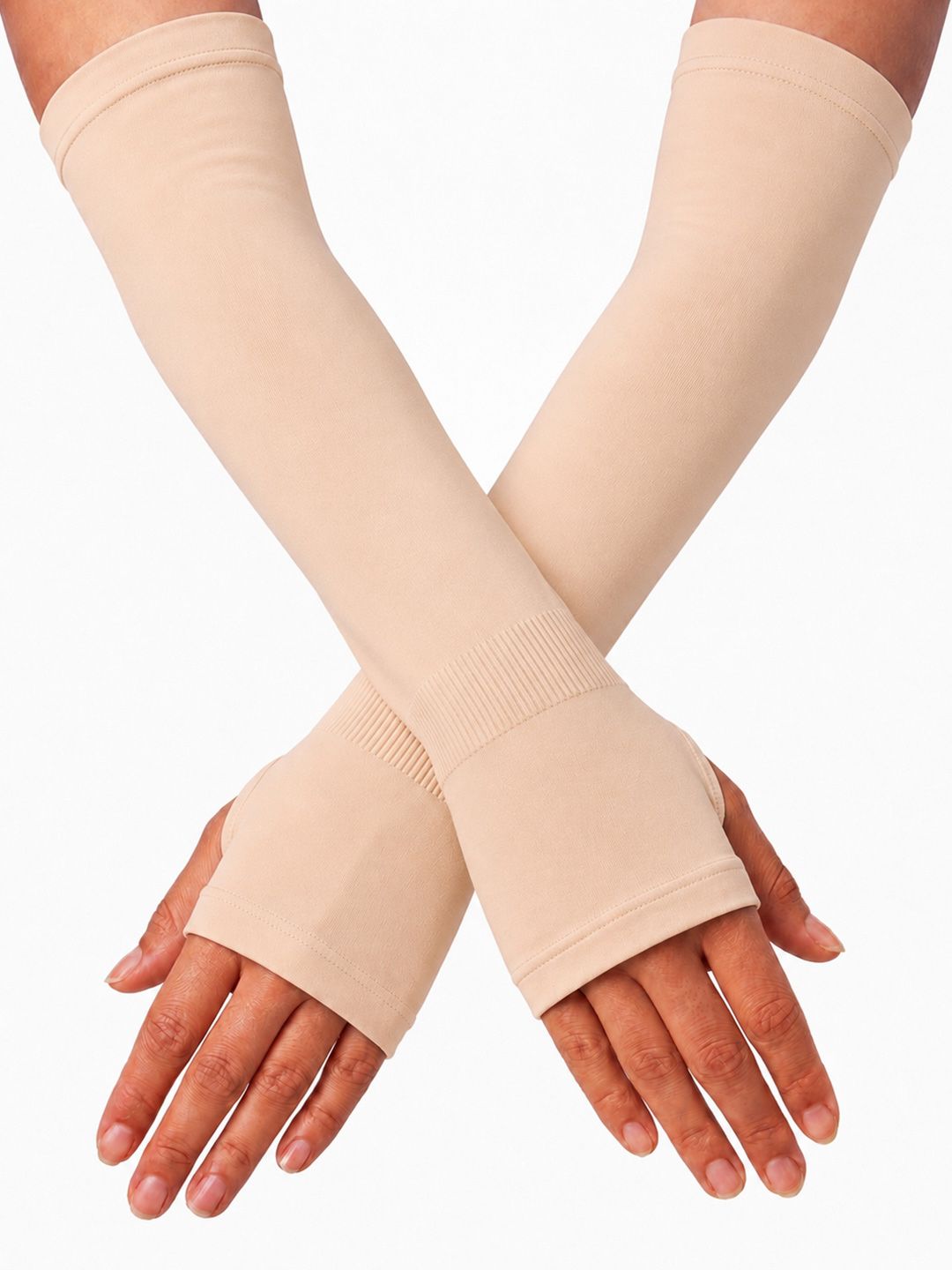 Esensuelle 7 Unisex Pack of 2 Assorted Sun Protection Arm Sleeves Riding Gloves