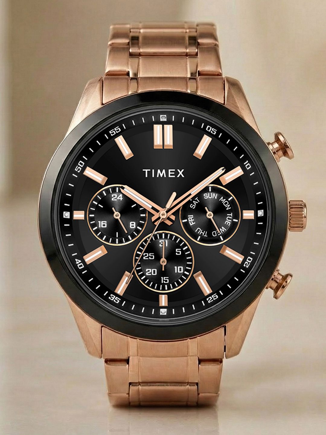 Timex Timex Men Bracelet Style Straps Analogue Chronograph Watch TWEG17616
