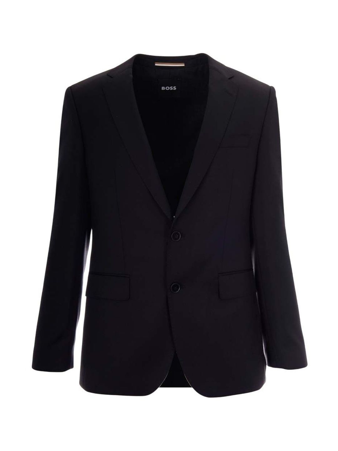 Hugo Boss Black Solid Notched Lapel Jacket