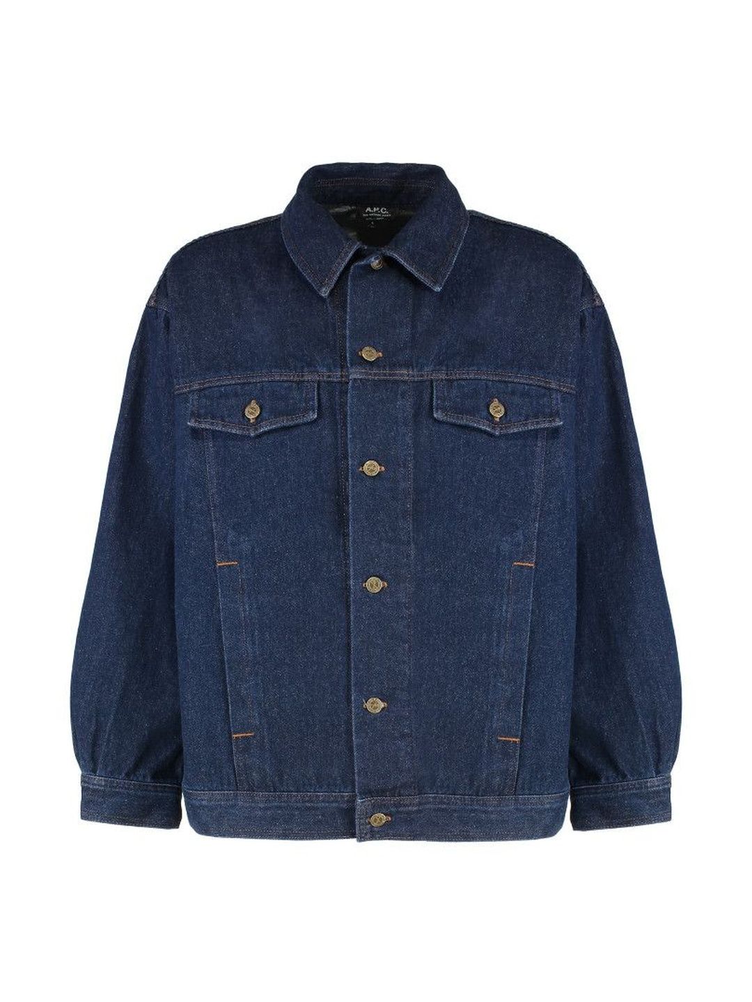 A.P.C. Blue Shirt Collar Jackets