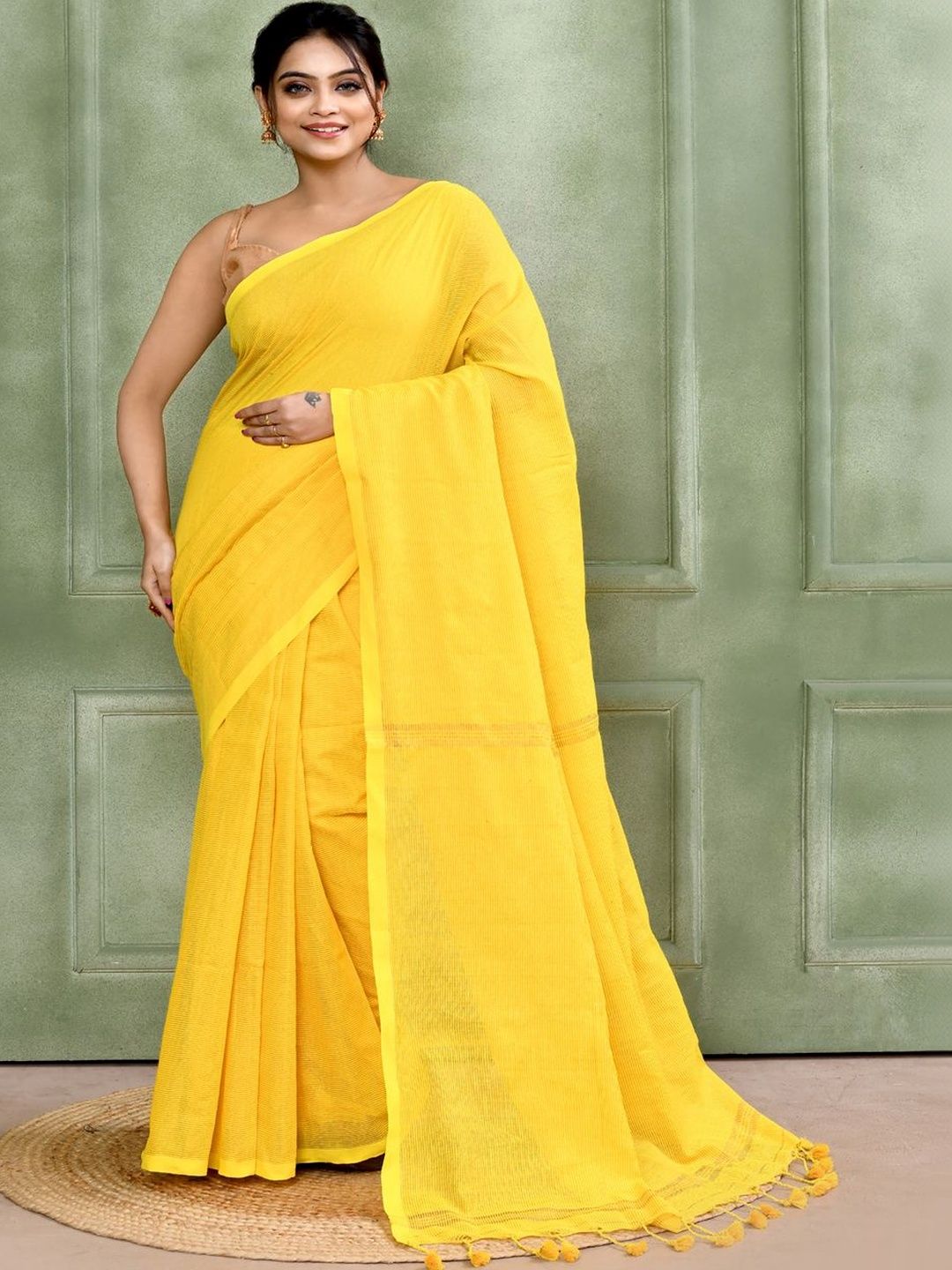 Piyari Fashion Handloom Jamdani Saree