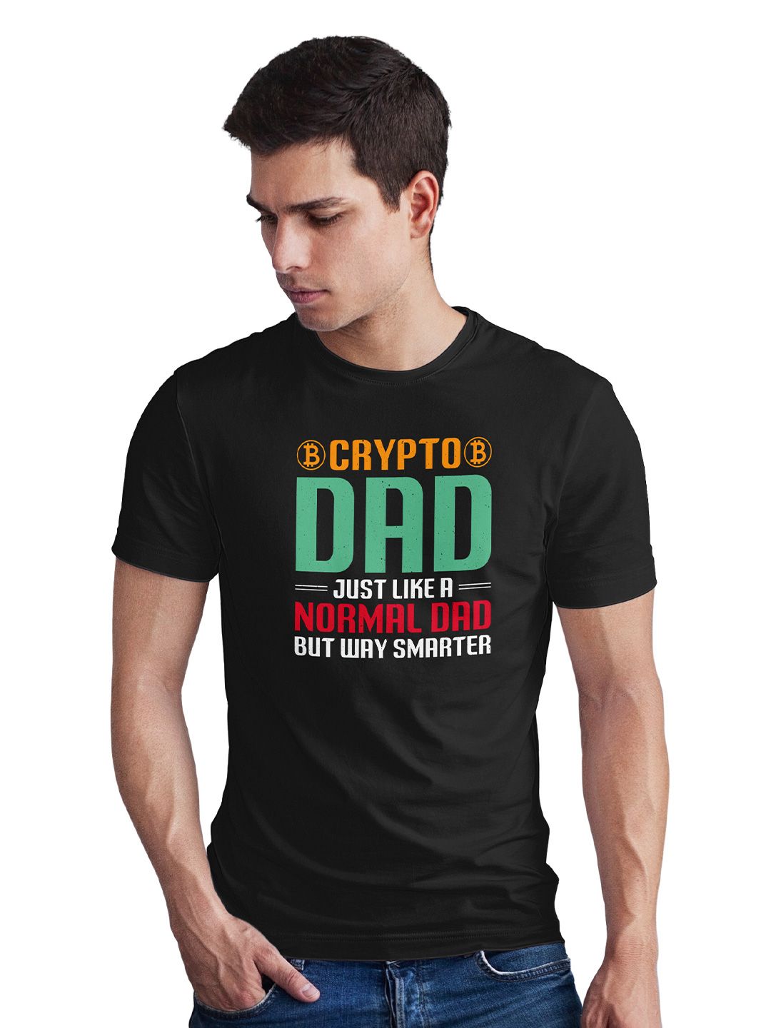 Seekbuylove Men Typography Printed Bio Finish T-shirt