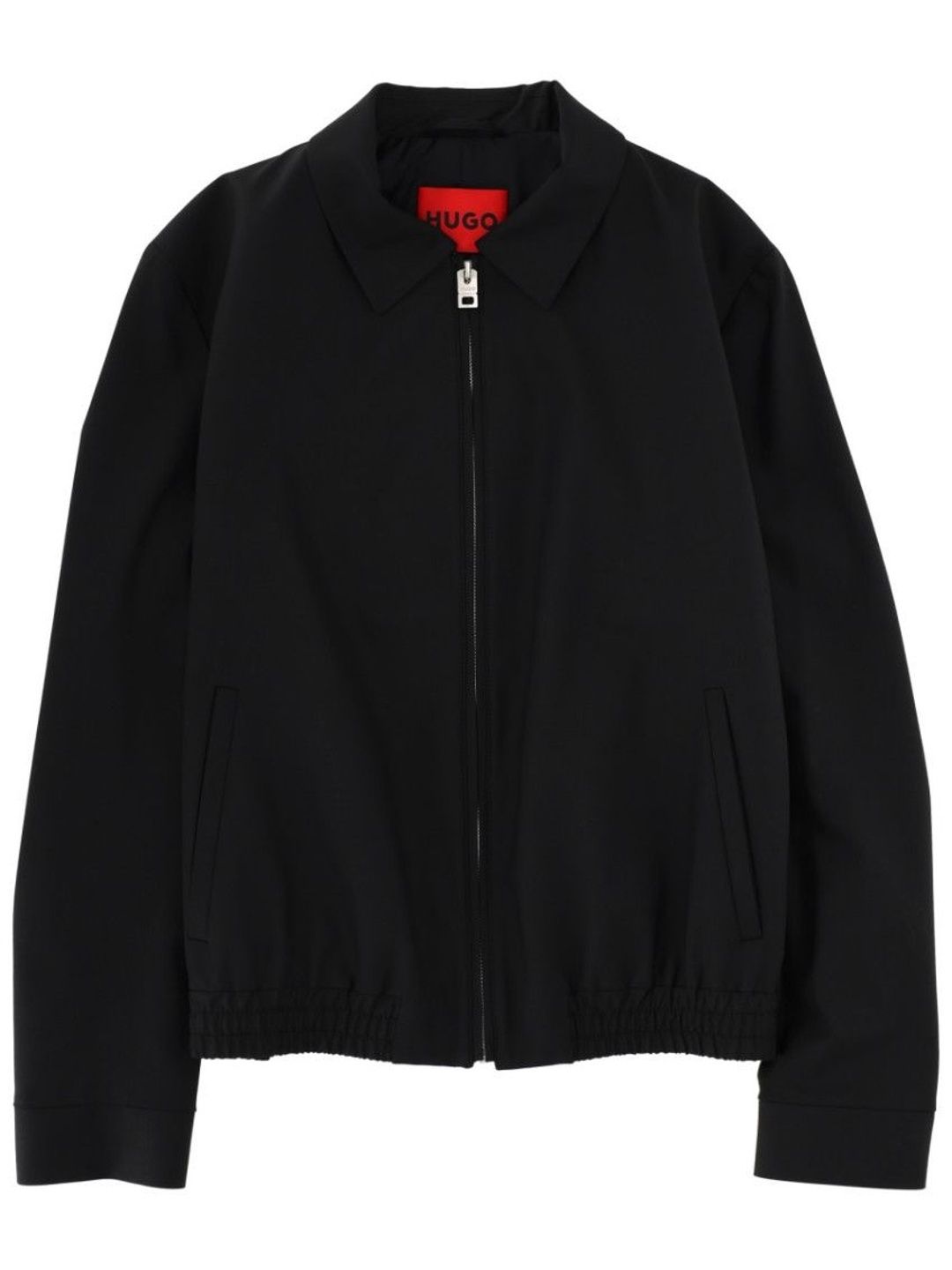 Hugo Boss Men Black Full Sleeves Jacket