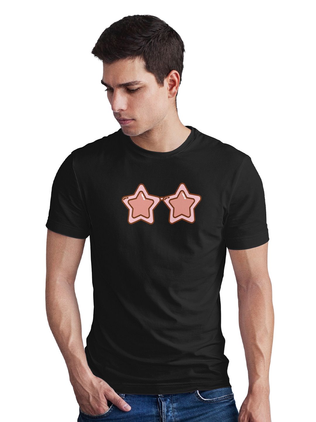 Seekbuylove Men Printed Bio Finish T-shirt