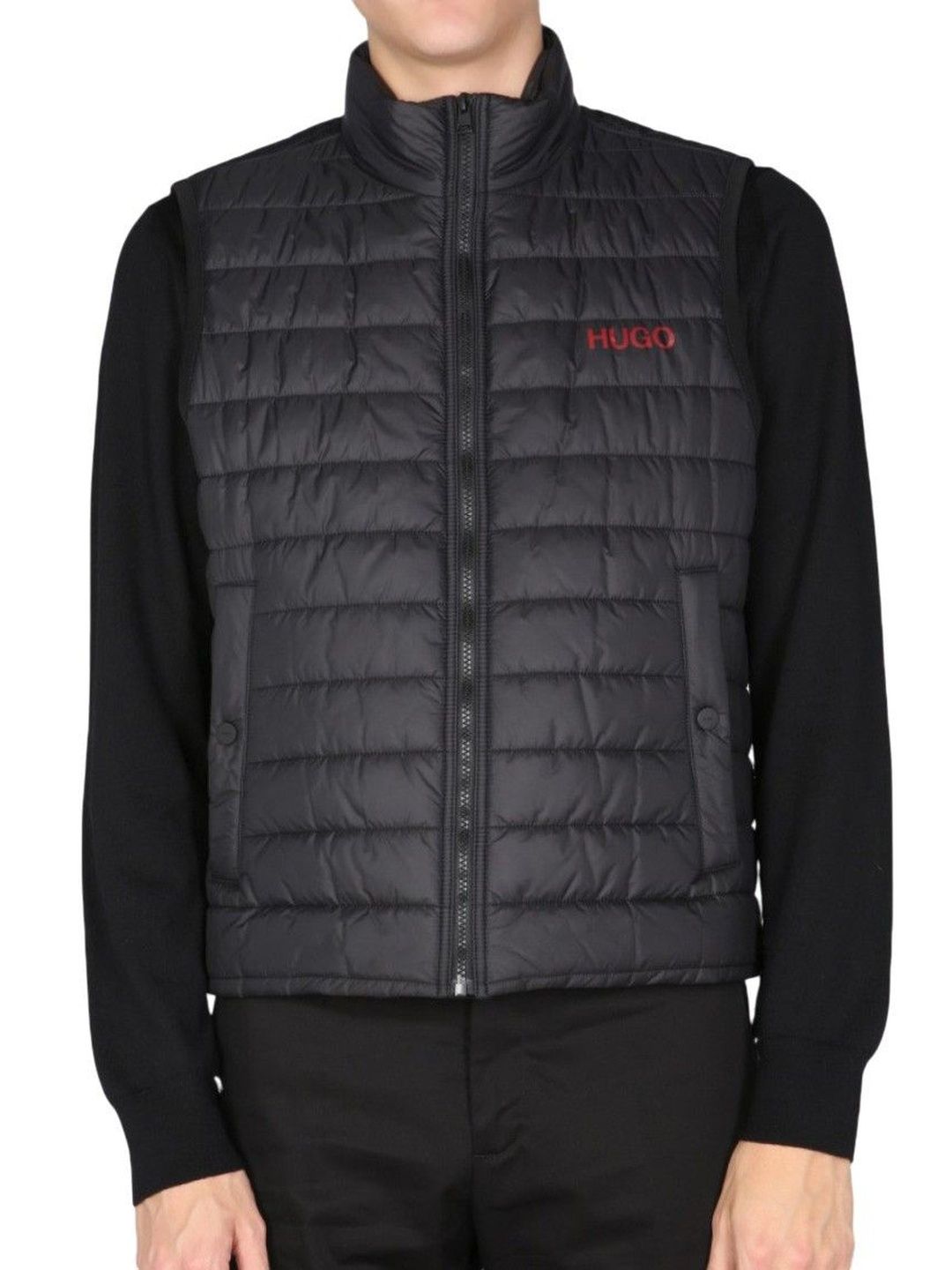 Hugo Boss Black Mock Collar Jacket