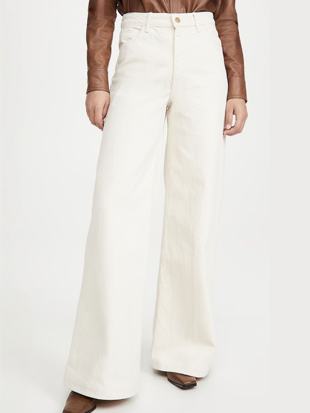 YMT Women Jean Wide Leg Mid-Rise Jeans