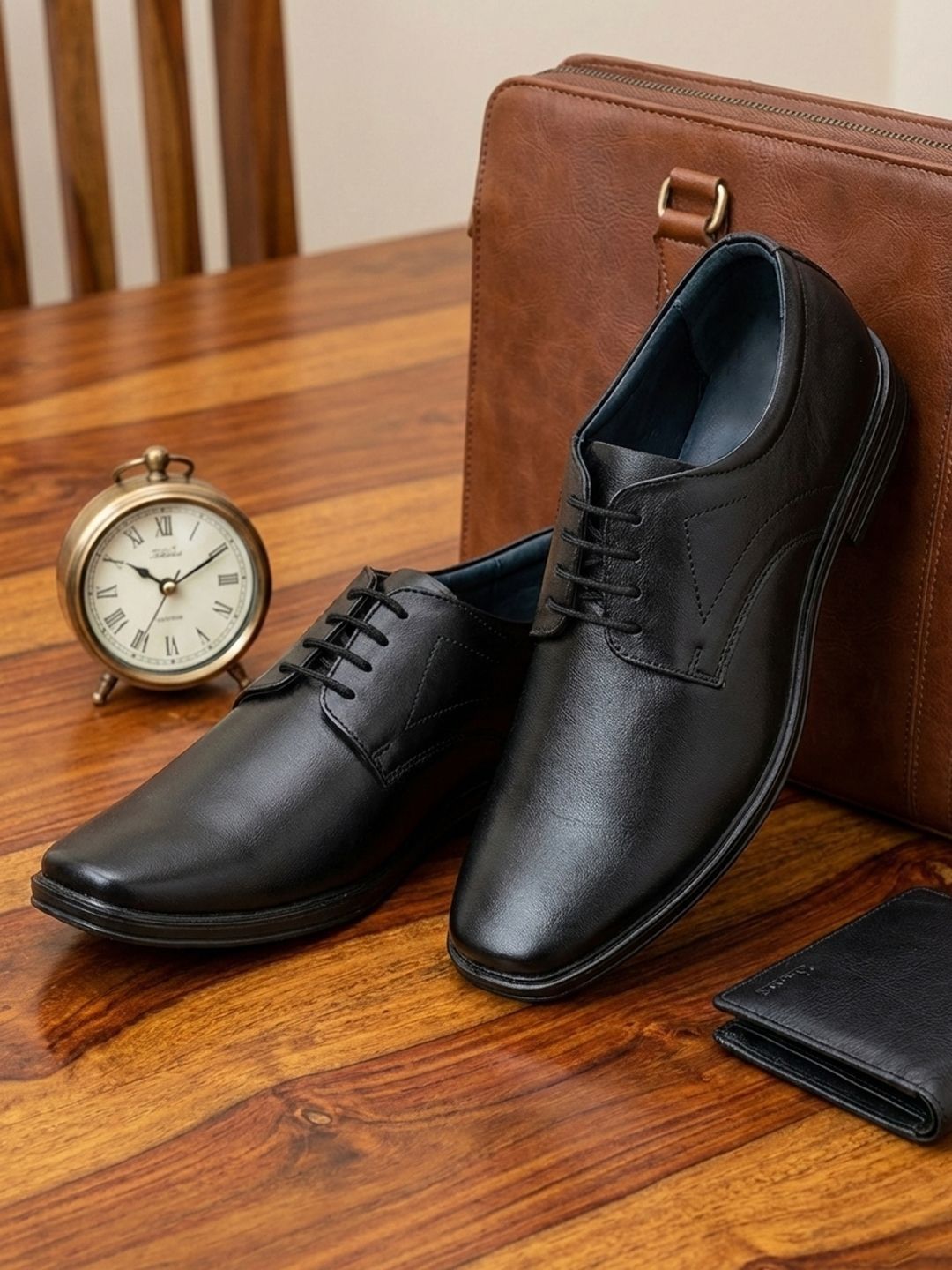 Khadims Men Round-Toe Formal Derbys