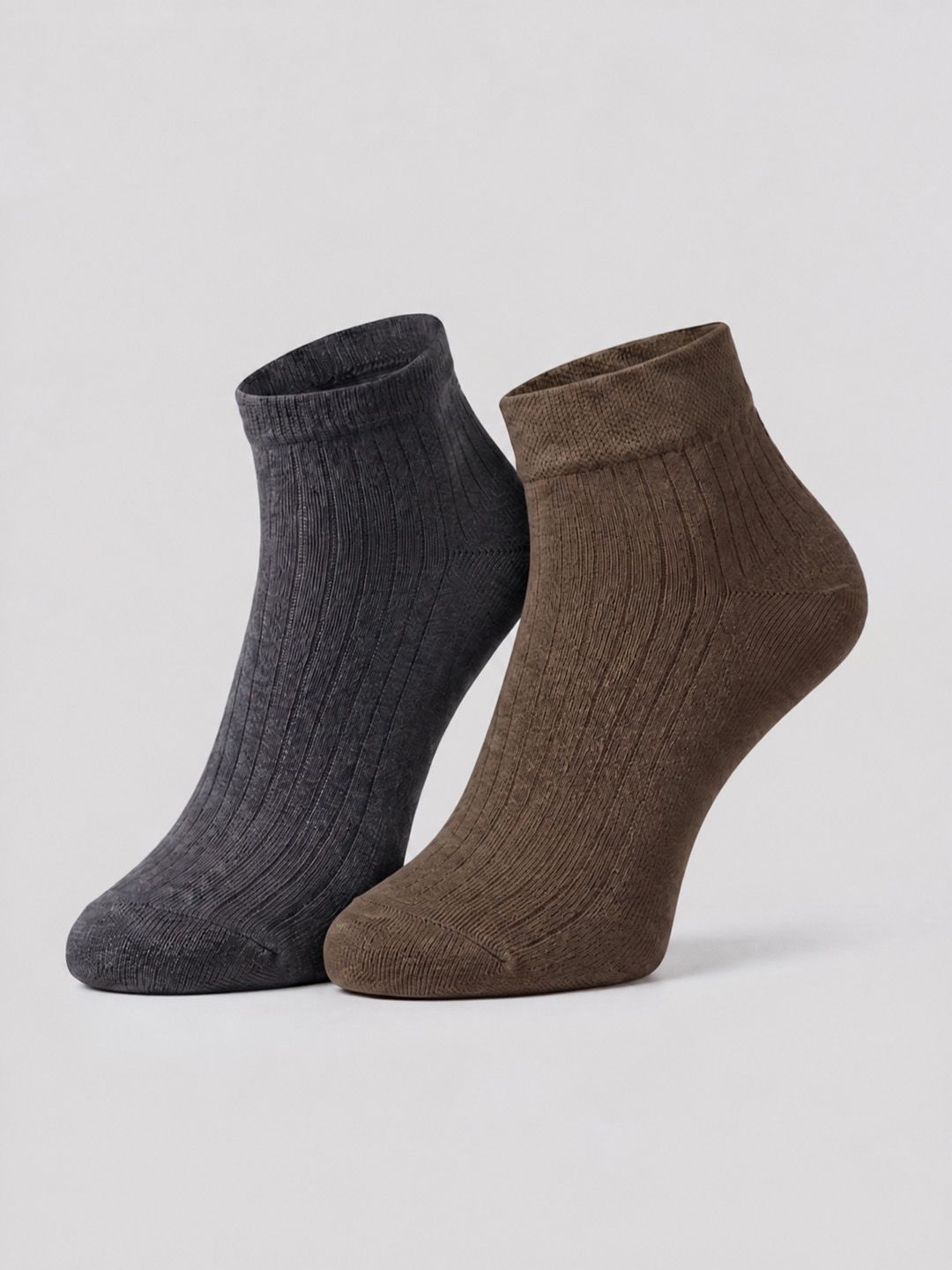 Moda Rapido Men Pack of 2 Cotton Assorted Patterned Ankle Length Socks