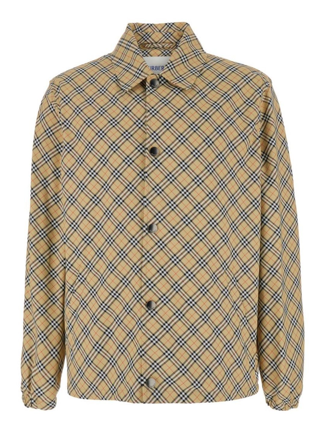 Burberry Beige Shirt Collar Jacket