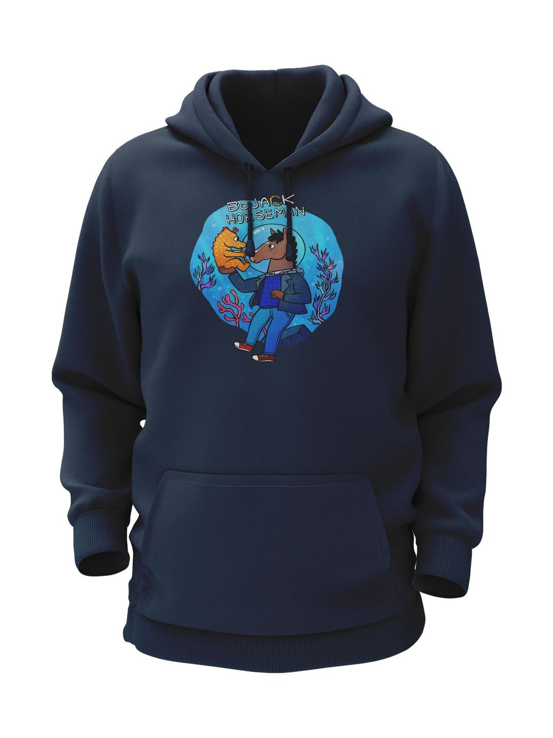 THE PRINT PLATTER Men Printed Hooded Sweatshirt