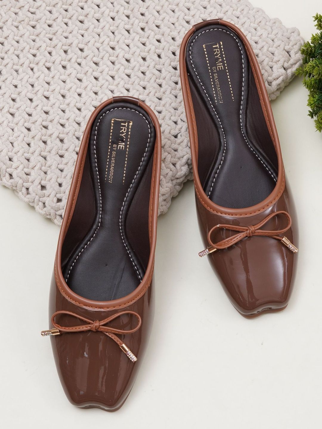 Try Me Try Me Women Mules with Bows Flats