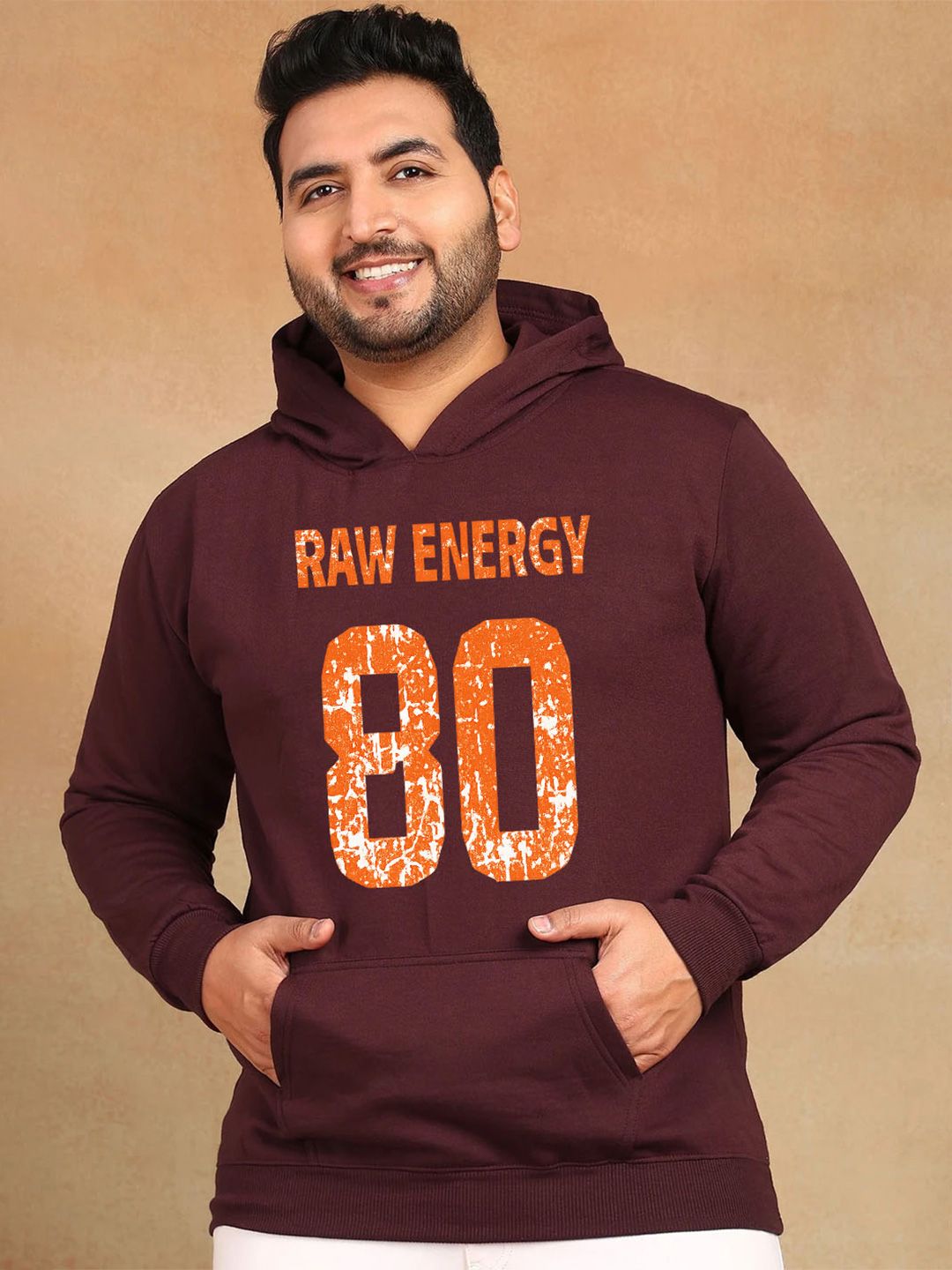 Moda Rapido Men Printed Hooded Sweatshirt