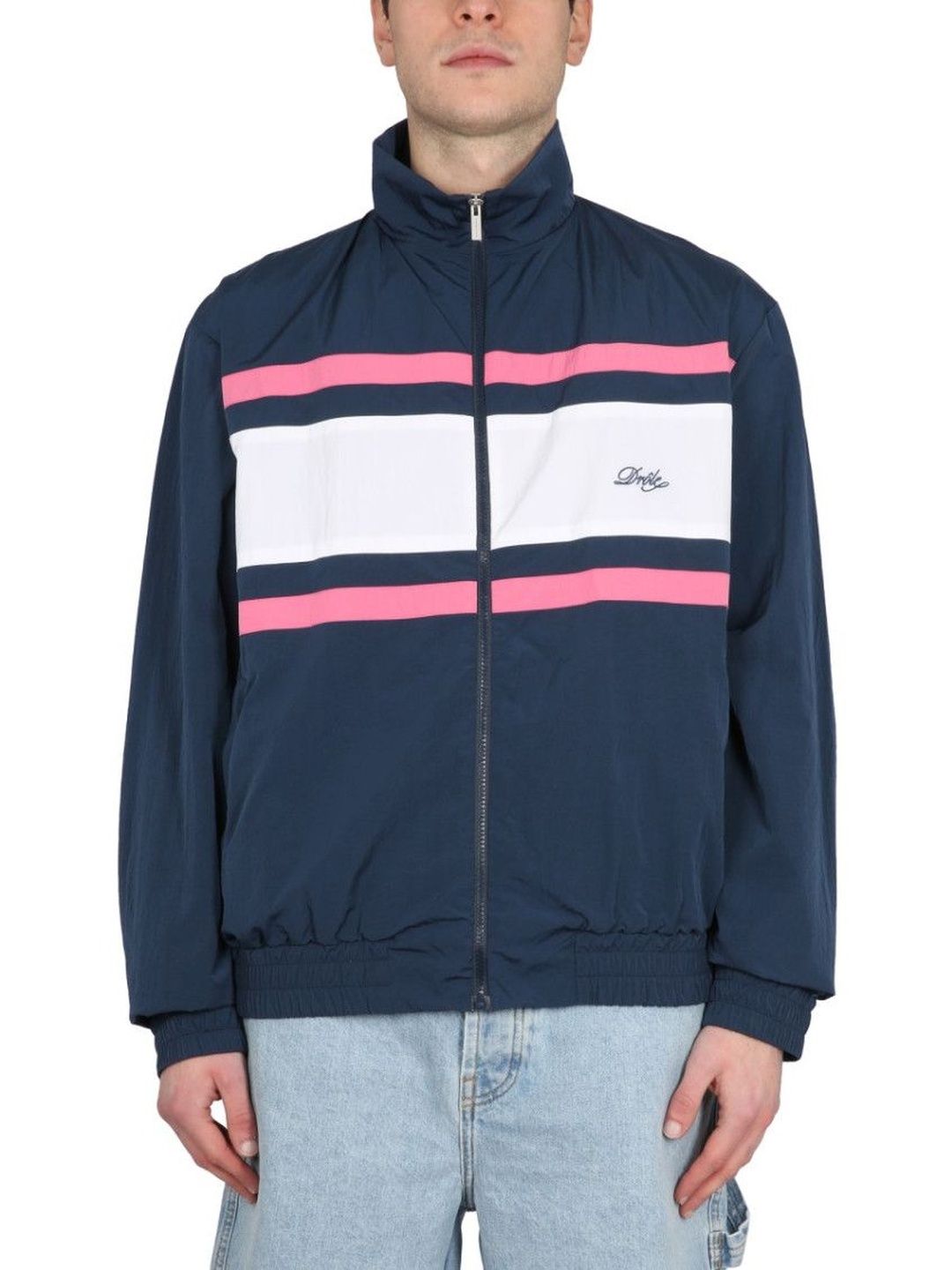 Drole De Monsieur Navy Blue Logo Jackets