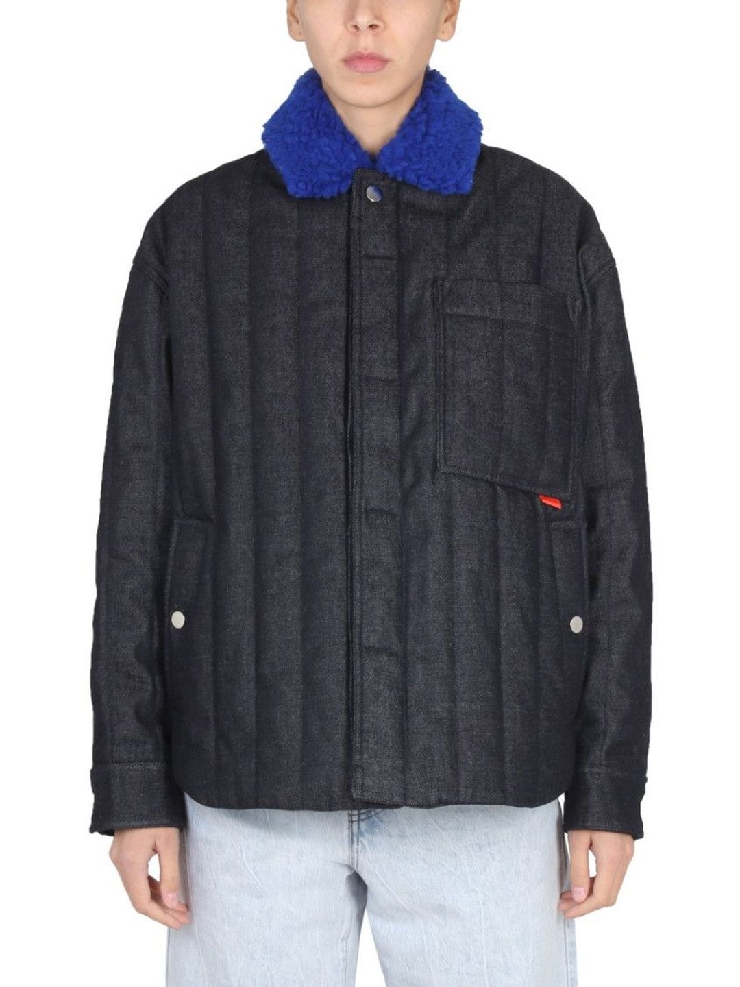 Sunnei Dark Blue Solid Jackets