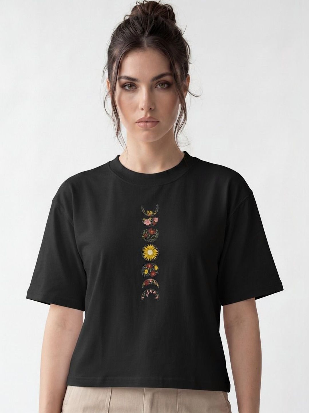 Buy GIRL CNTRL Floral Print Cotton Top - Tshirts for Women