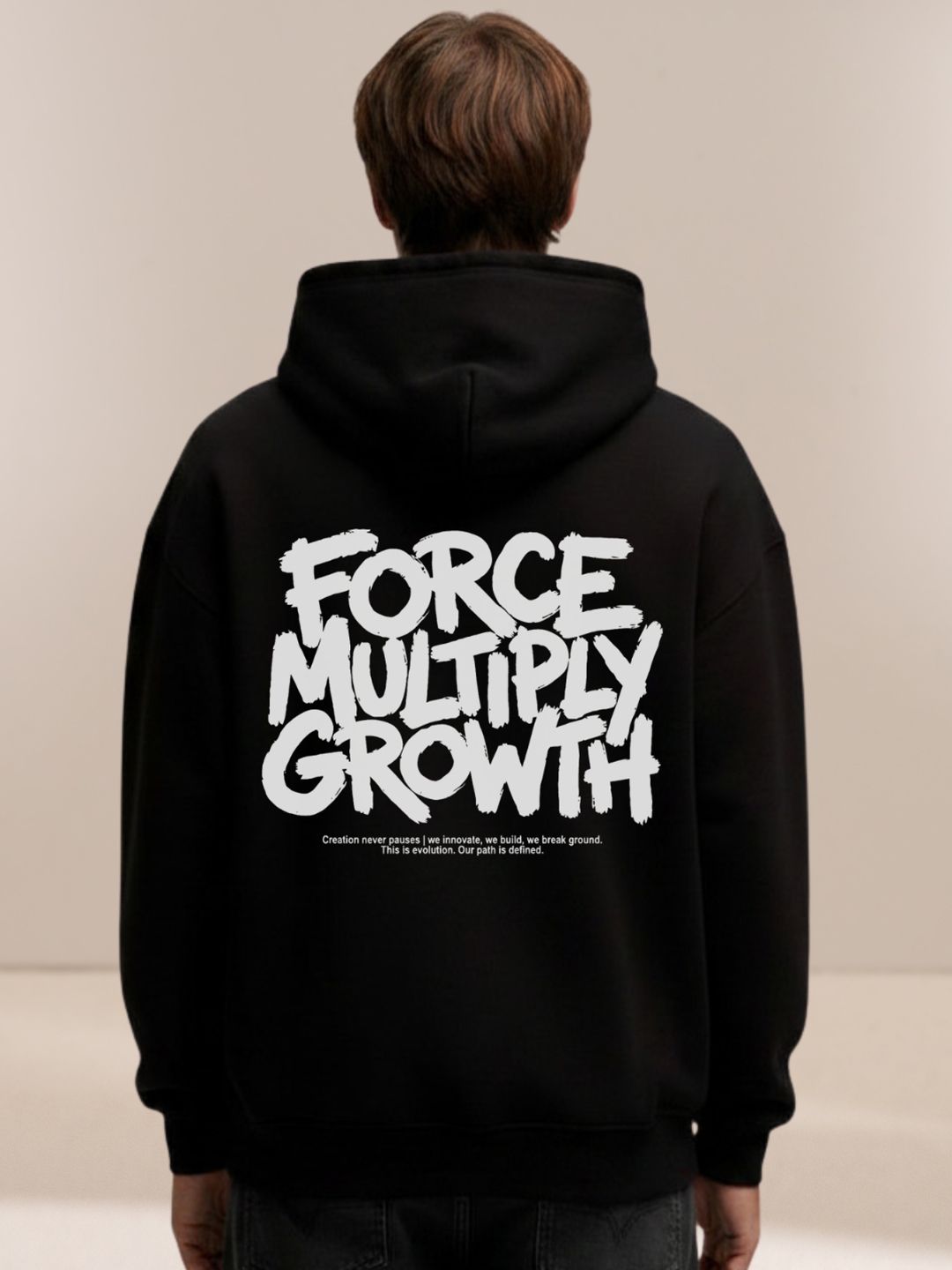 Cool Plus Men Printed Hooded Sweatshirt