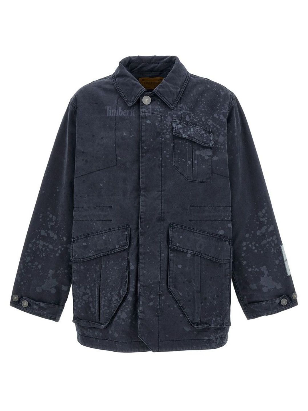 A Cold Wall Navy Blue Shirt Collar Jacket