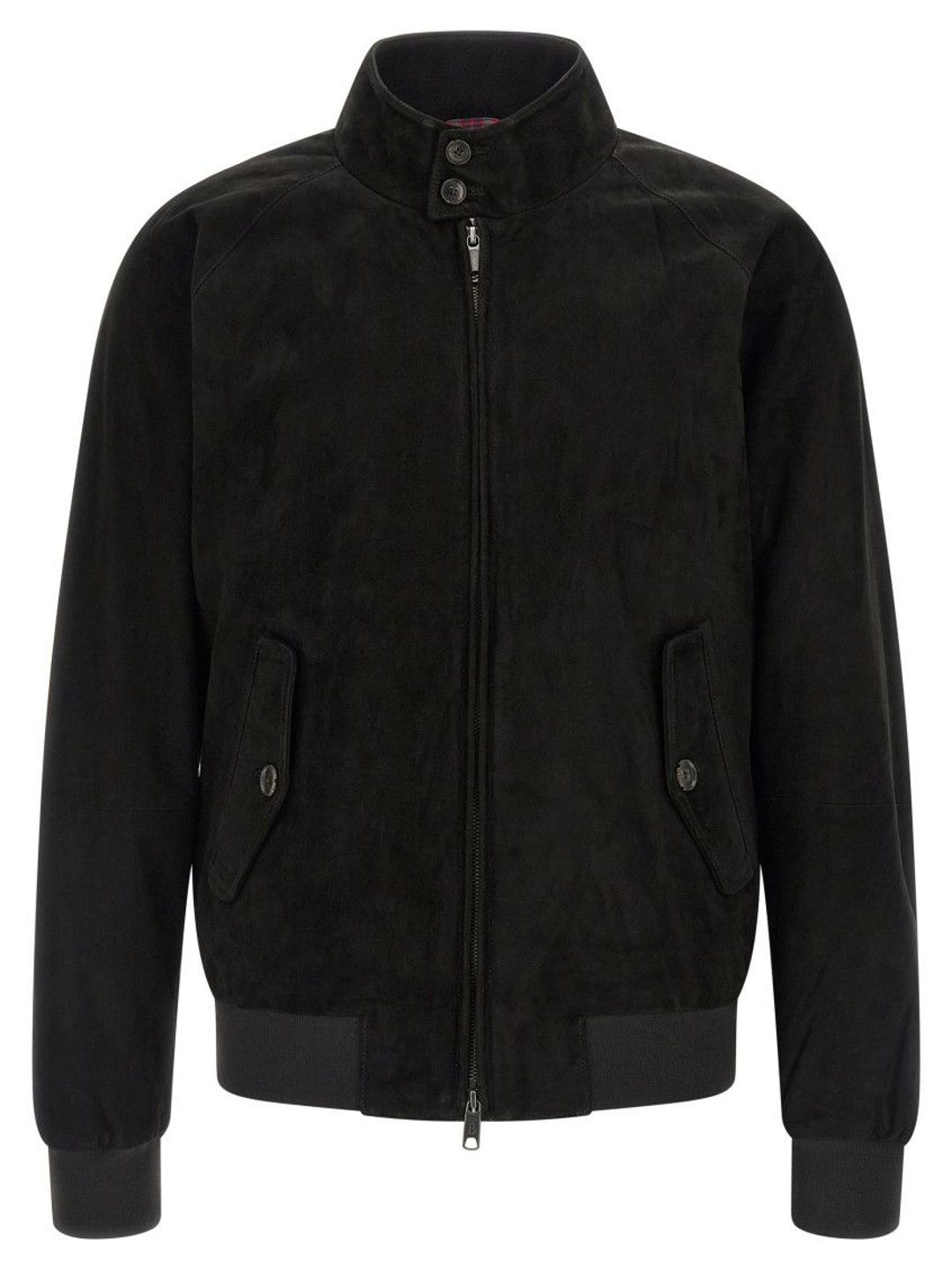 Baracuta Black Mock Collar Jackets