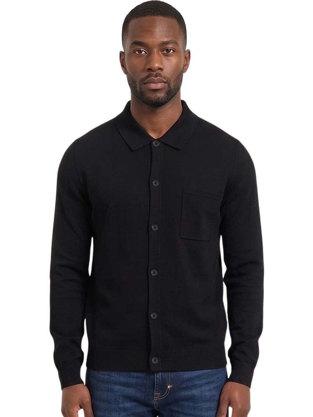 Hugo Boss Black Shirt Collar Jacket