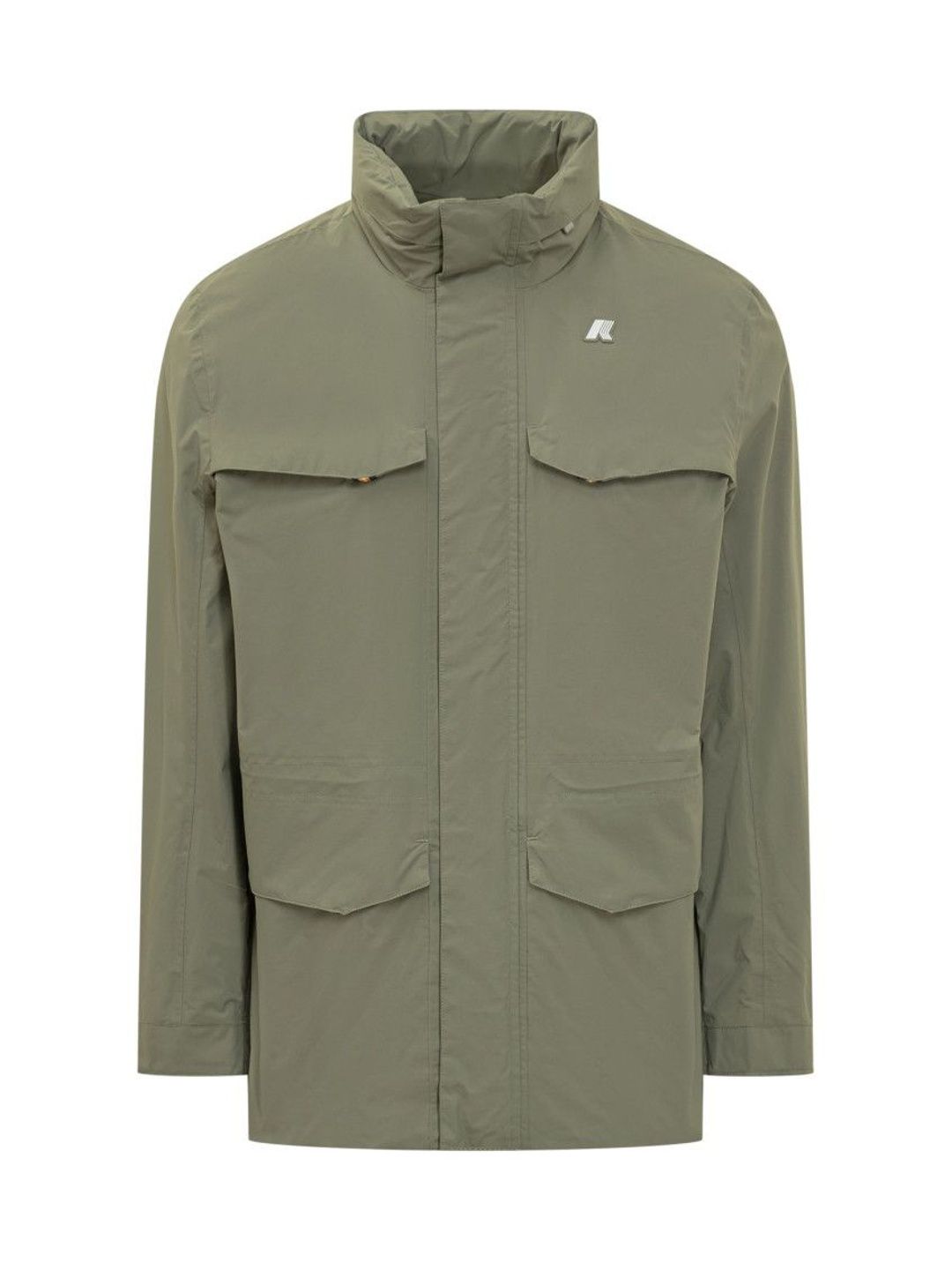 K-Way Green Solid Hood Jackets
