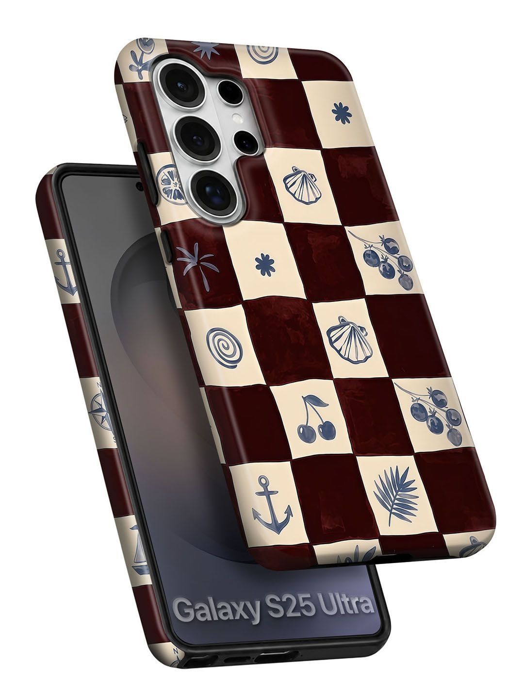QRIOH Conversational Printed Samsung Galaxy S25 Ultra Back Case Mobile Accessories