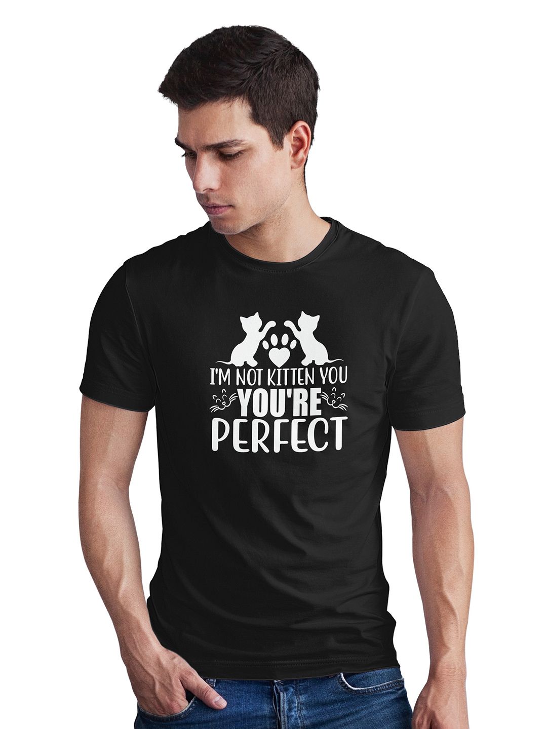 Seekbuylove Men Printed Bio Finish T-shirt