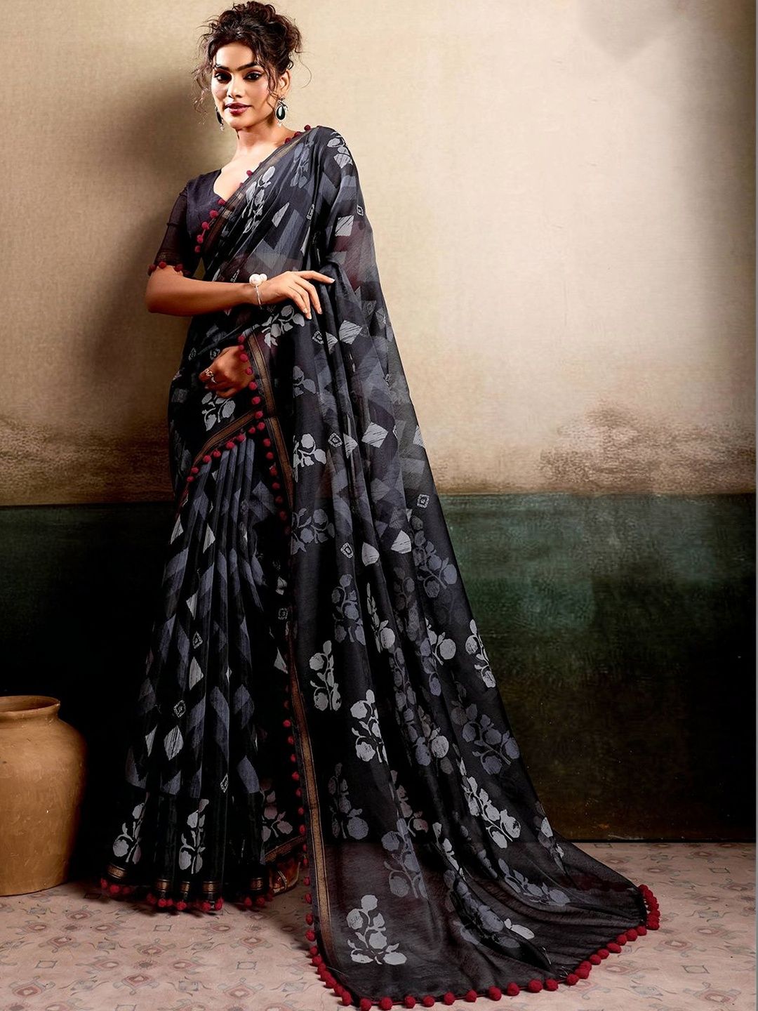 Saree mall Saree mall Floral Designer Sarees