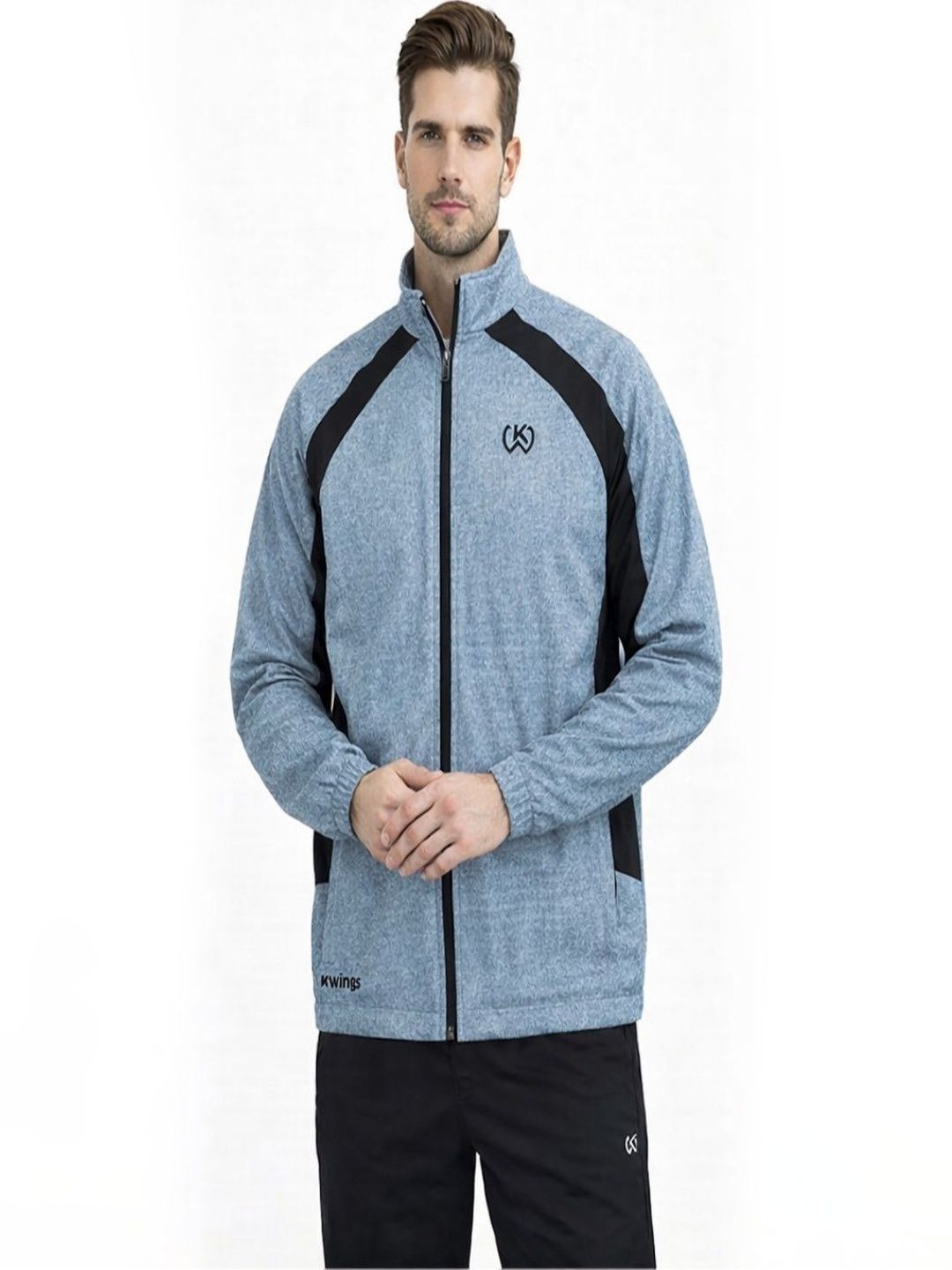 KWINGS Men Colourblocked Lightweight Sporty Jacket