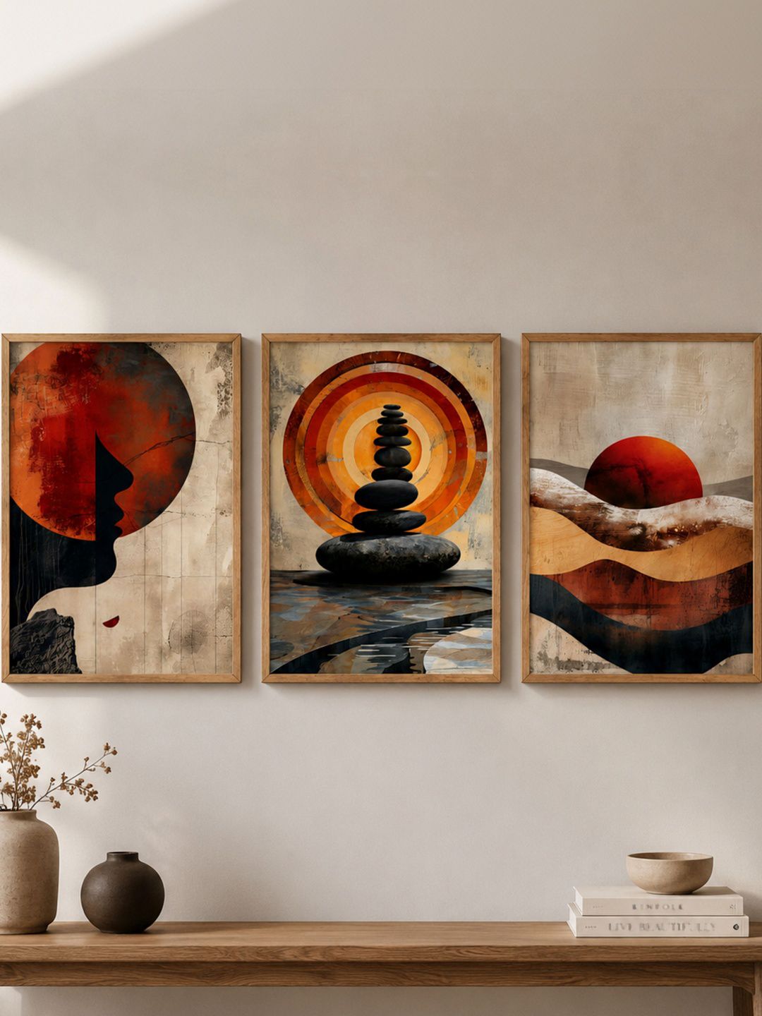 Aura Aura Multicoloured MDF Other Wall Paintings