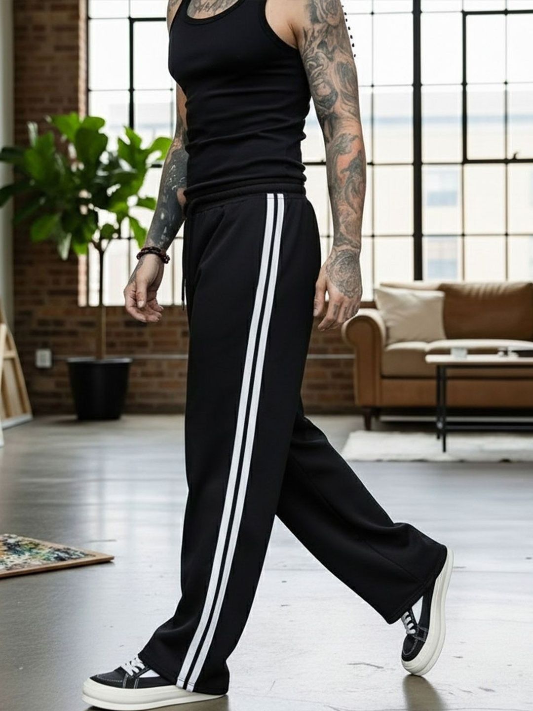 Narsingha Dreams Men Baggy Training Track Pants