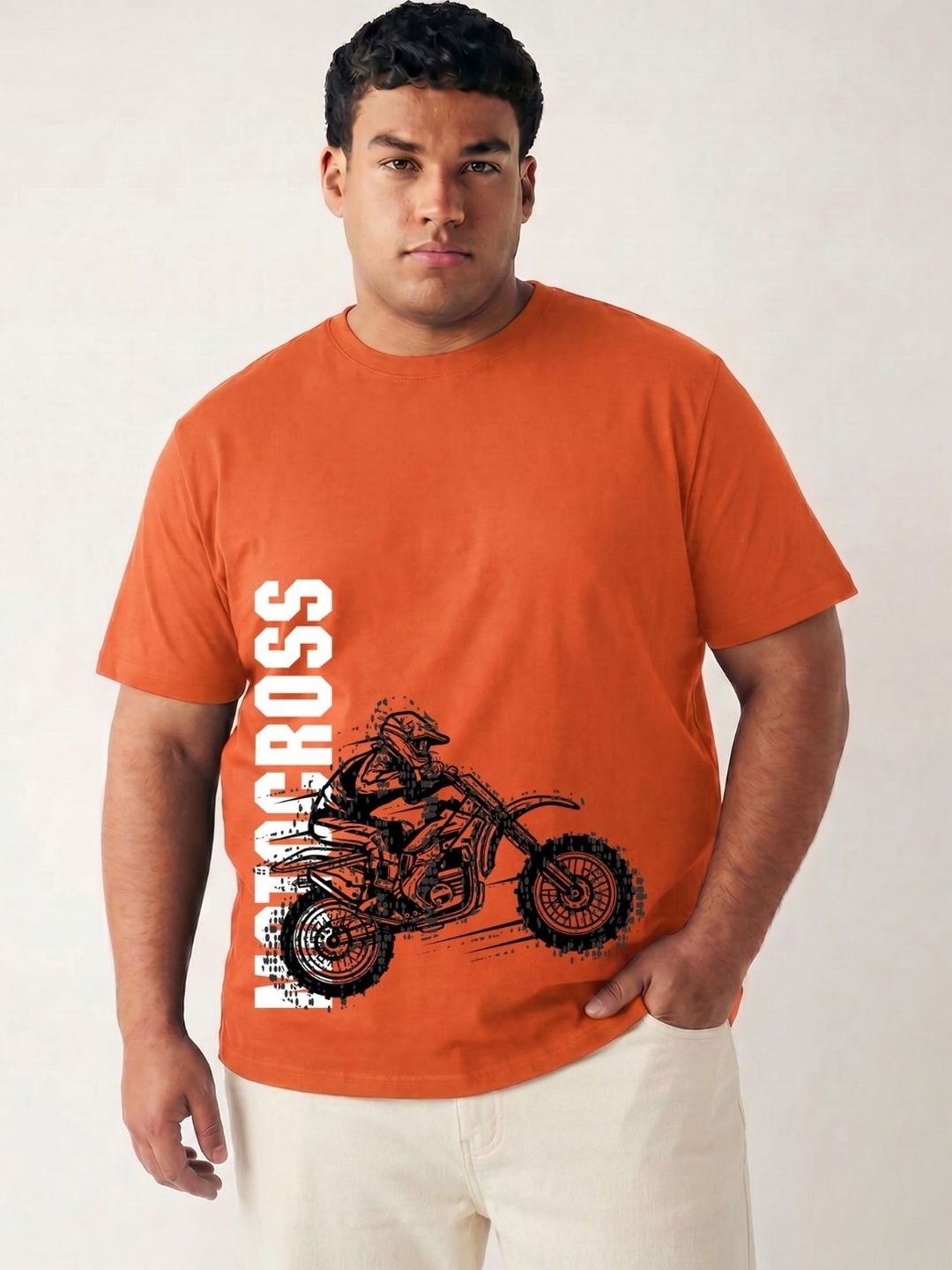 Toodle Plus Plus Size Men Printed T-shirt