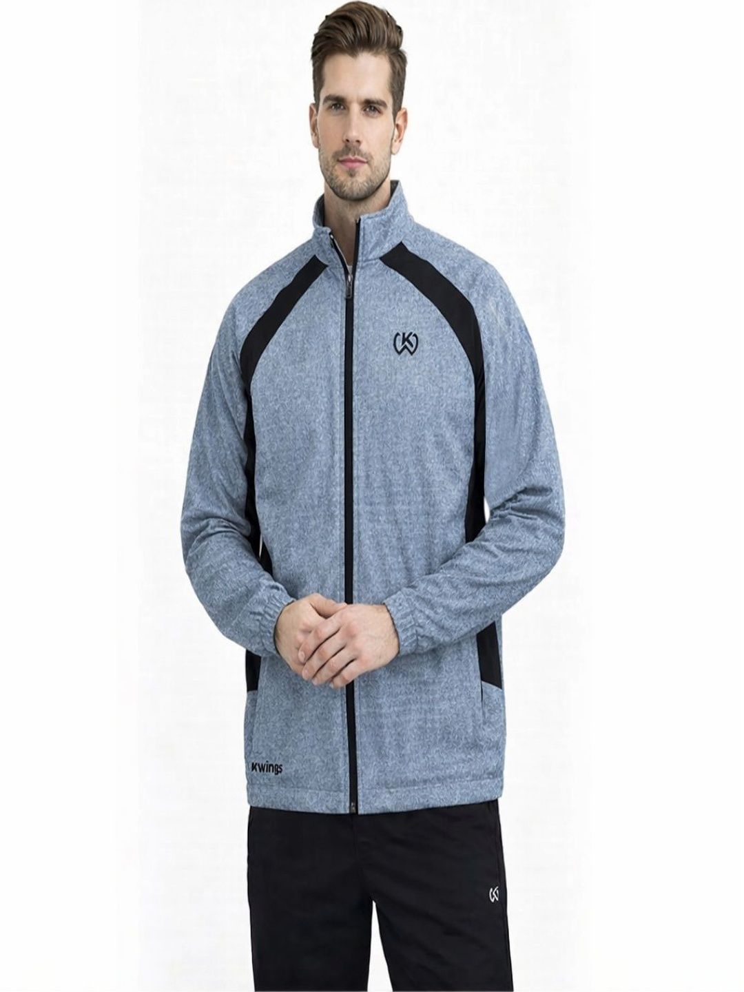KWINGS Men Colourblocked Lightweight Sporty Jacket