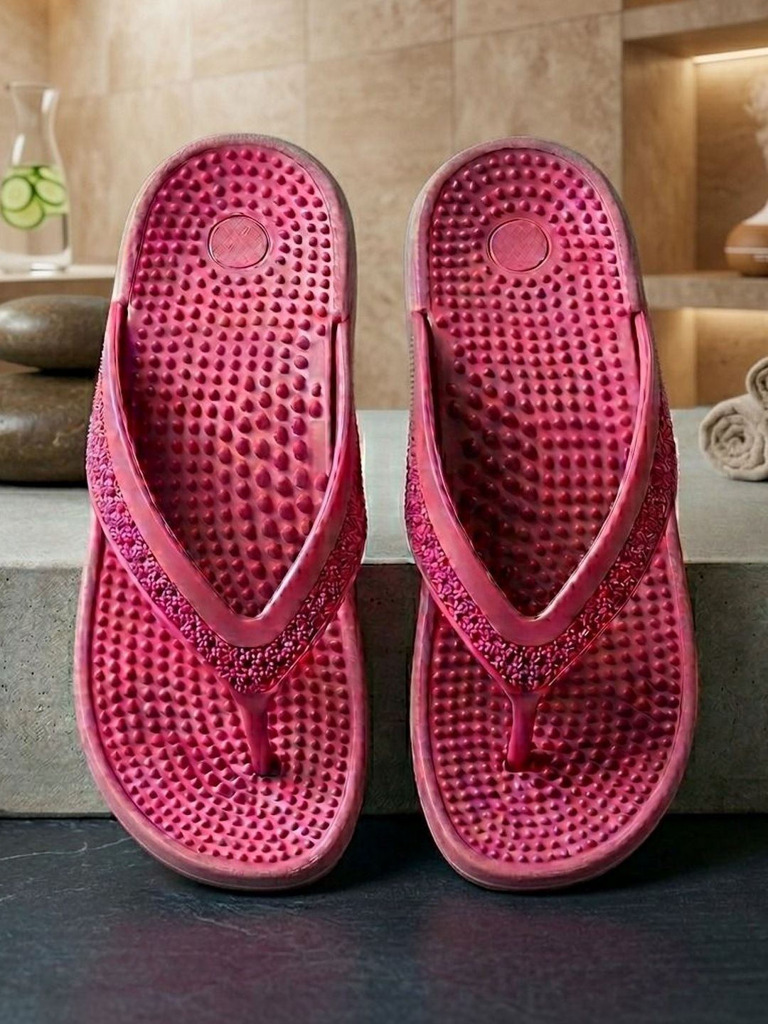 ABN Women Embellished Thong Flip-Flops