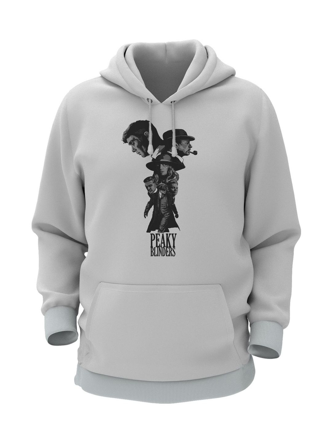 THE PRINT PLATTER Men Printed Hooded Sweatshirt