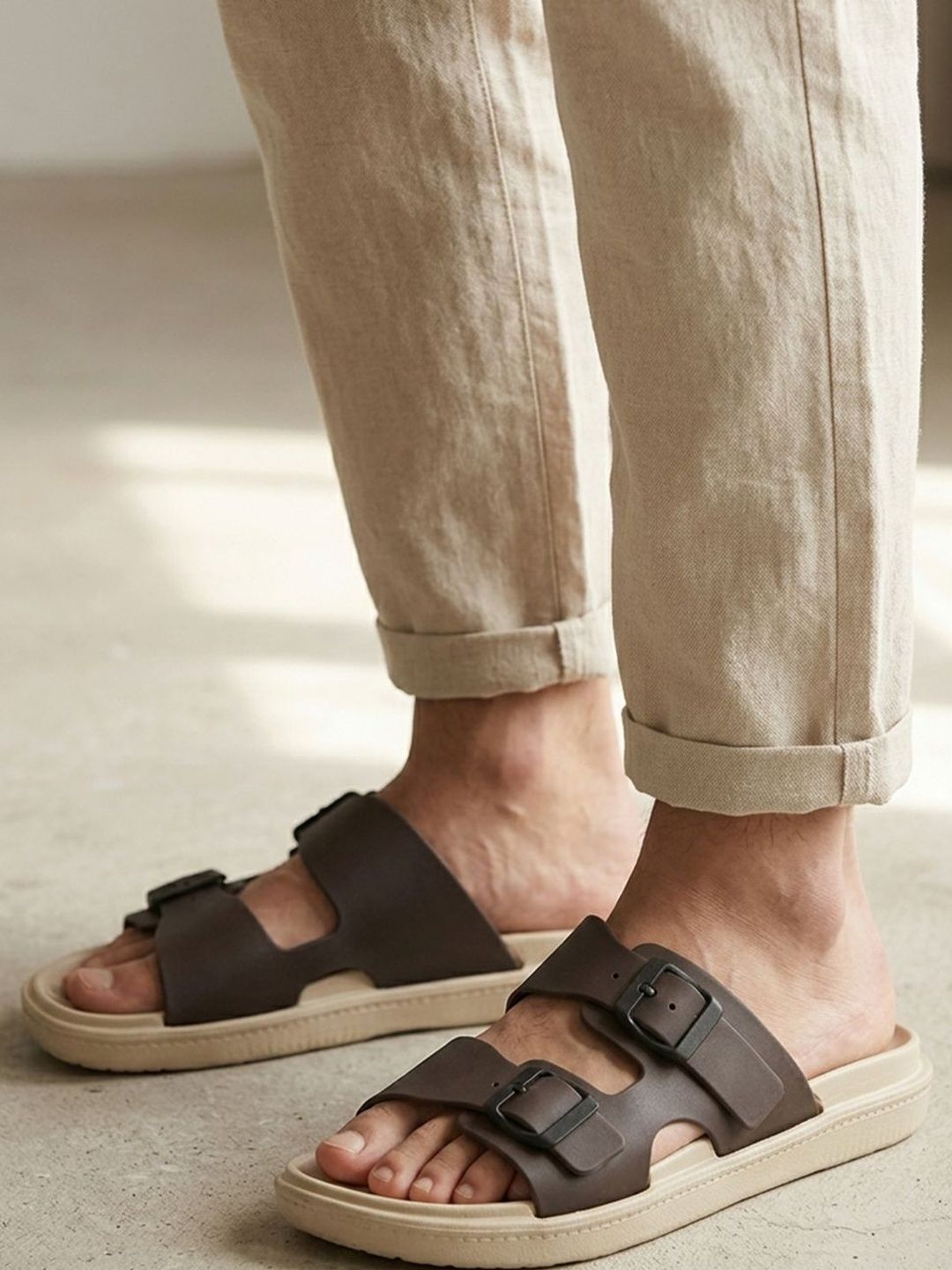 Carlton London Men Comfort Sandals