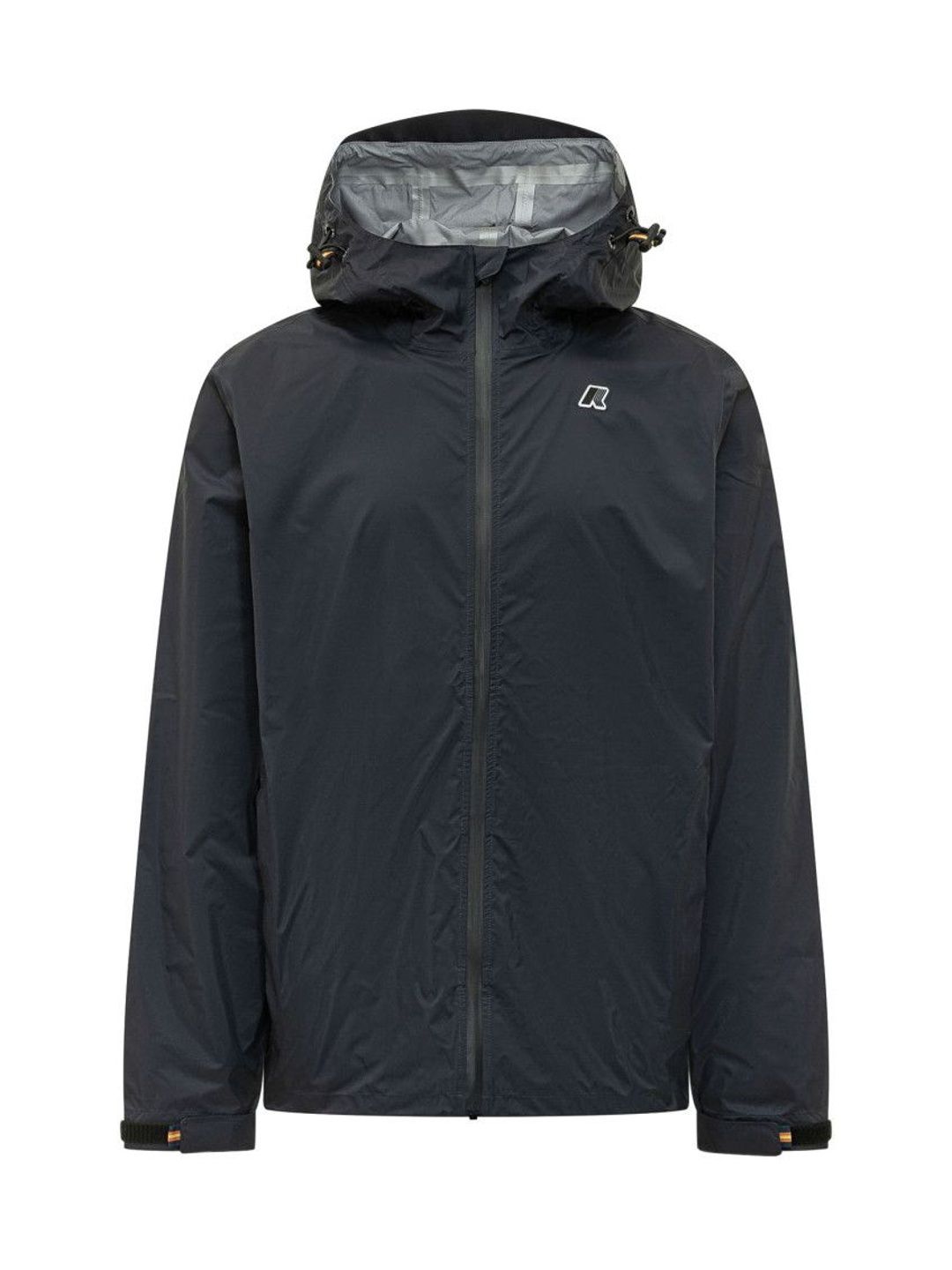 K-Way Dark Blue Solid Hood Jacket