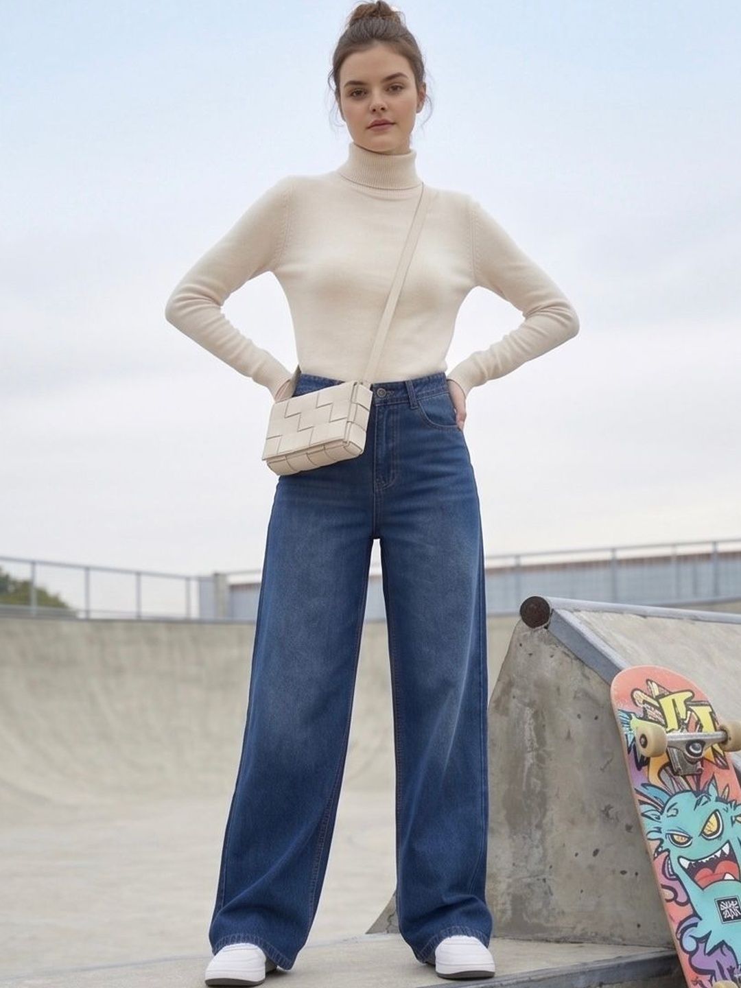 MERCEL Women Regular Fit High-Rise Light Fade Stretchable Jeans