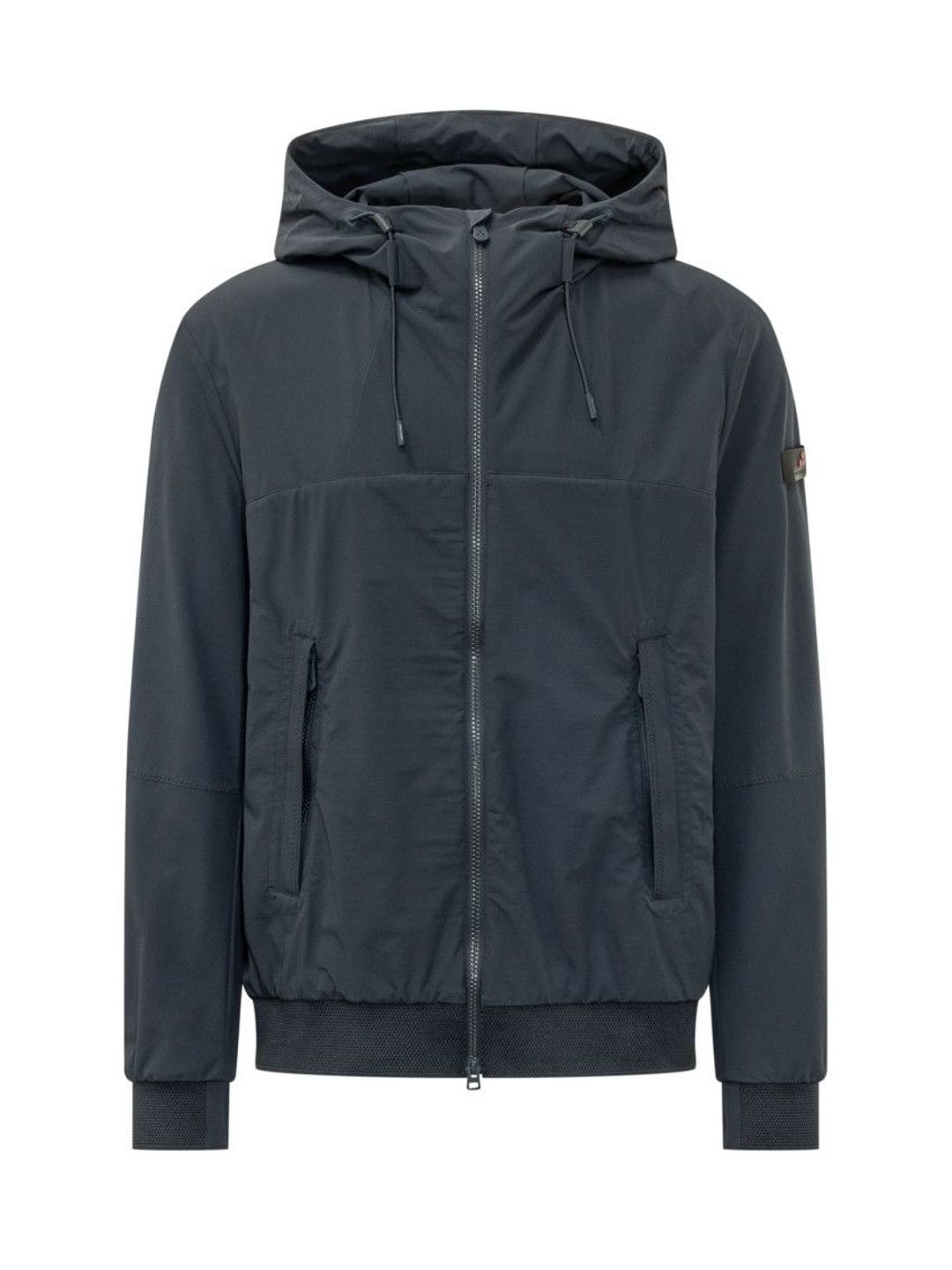 Peuterey Dark Blue Solid Hood Jacket