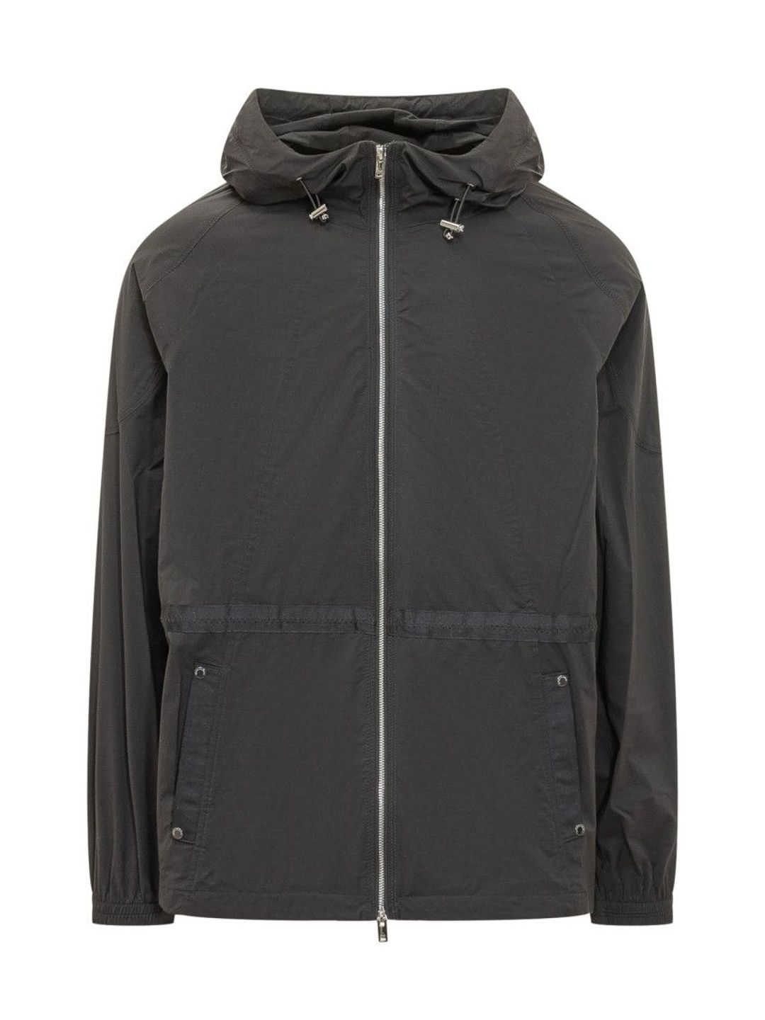 Moose Knuckles Black Solid Hood Jacket