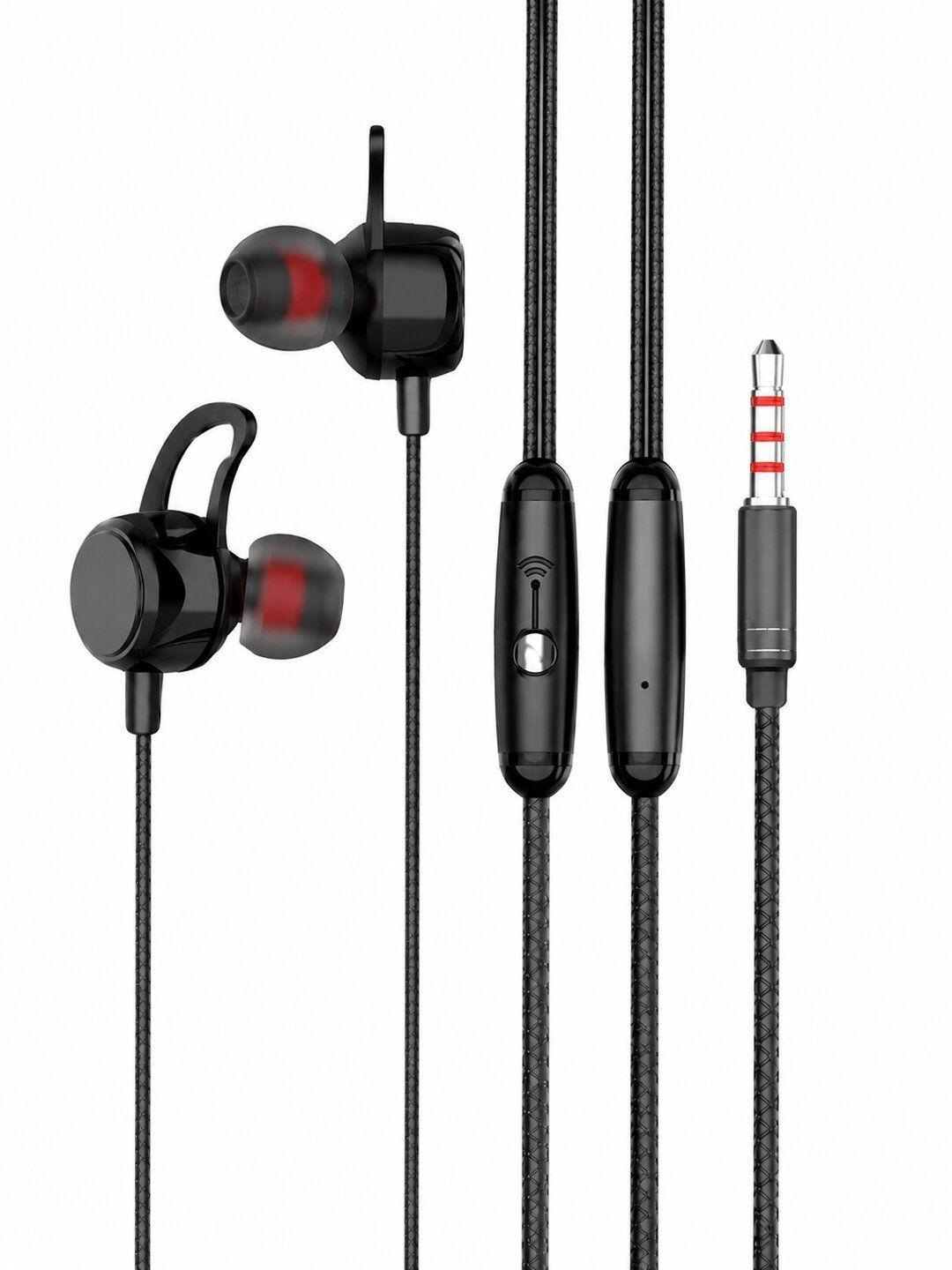 Zusix In-Ear Wired Earphones With HD Sound, Mic & 3.5mm Jack