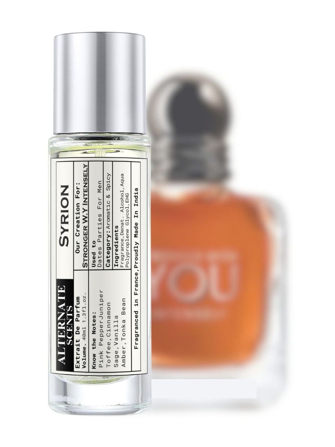 Alternate Scents Men Syrion Long Lasting Extrait de Parfum - 40 ml