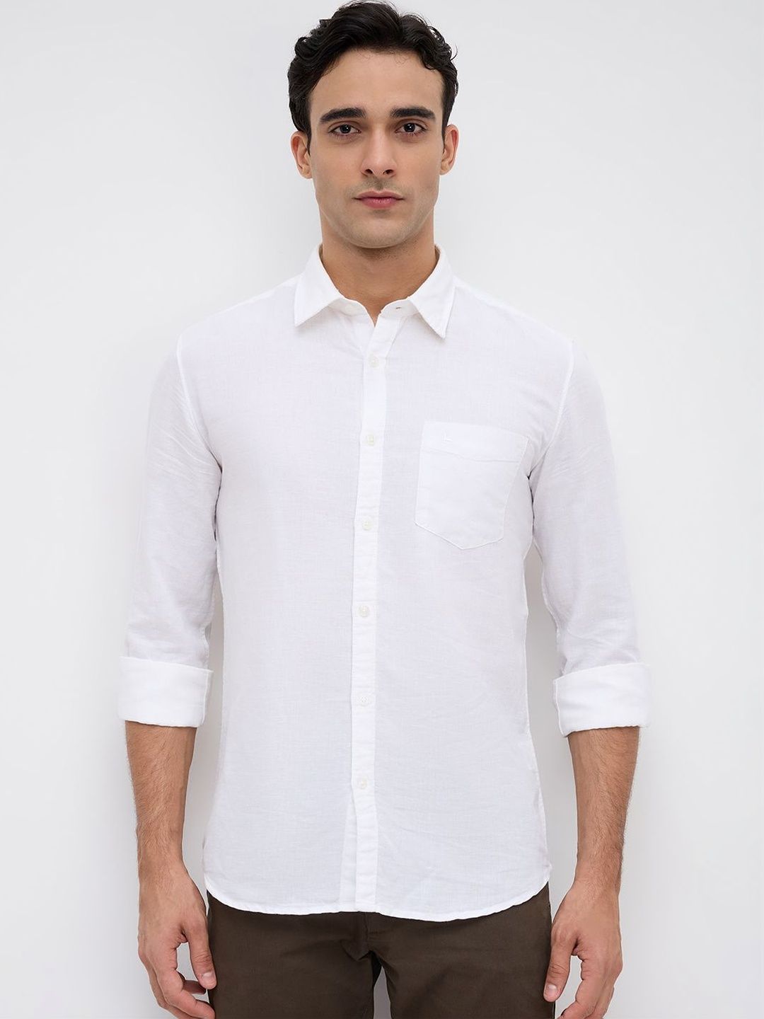 Parx Men Slim Fit Casual Shirt